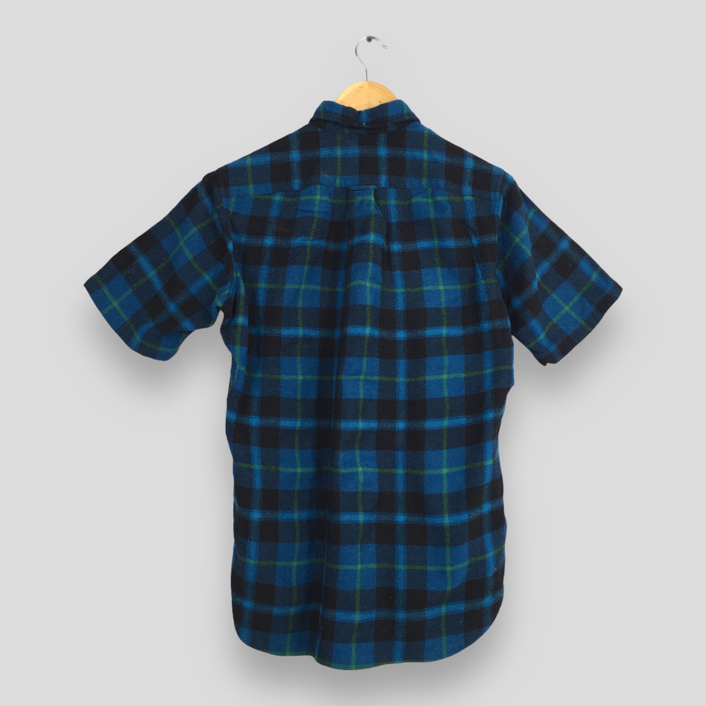 Flannel × Pendleton × Vintage Pendleton Plaid Shadow Blue Checkered Wool Flannel Shirt M Size US M / EU 48-50 / 2 - 6 Thumbnail