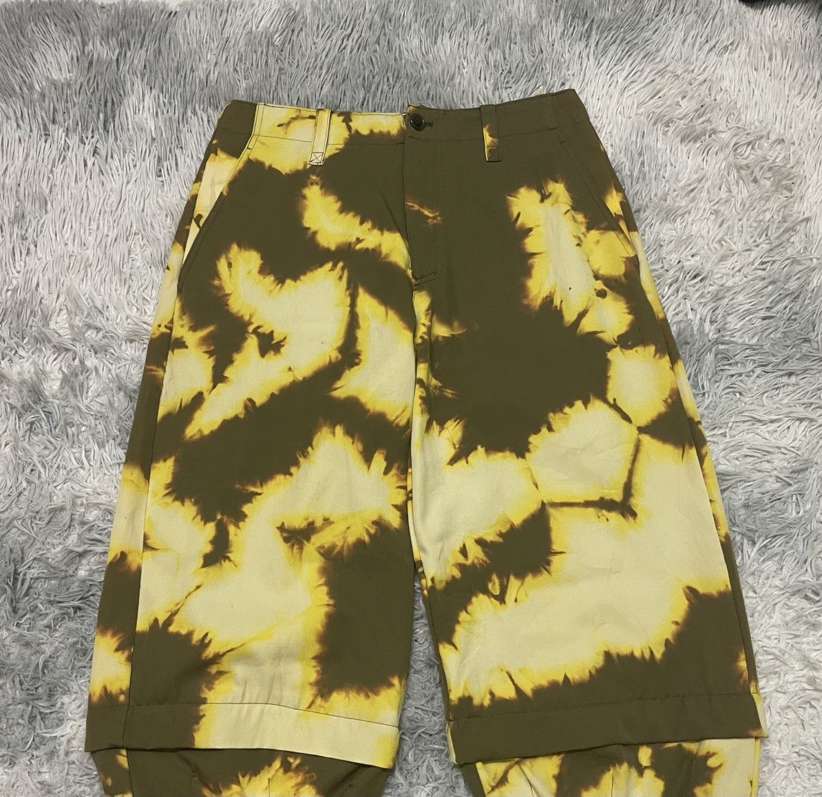 Japanese Brand 2000s ISAMU KATAYAMA INSPIRED TIE DYE PANT RARE Size US 29 - 7 Thumbnail