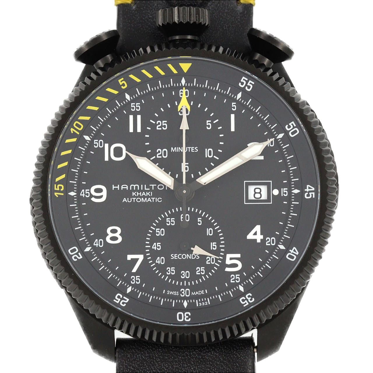 Hamilton Hamilton Hamilton Khaki Takeoff Auto Chrono Stainless Steel Metal Automatic H767860/H76786733 DUTY FREE for USA Size ONE SIZE - 1 Thumbnail