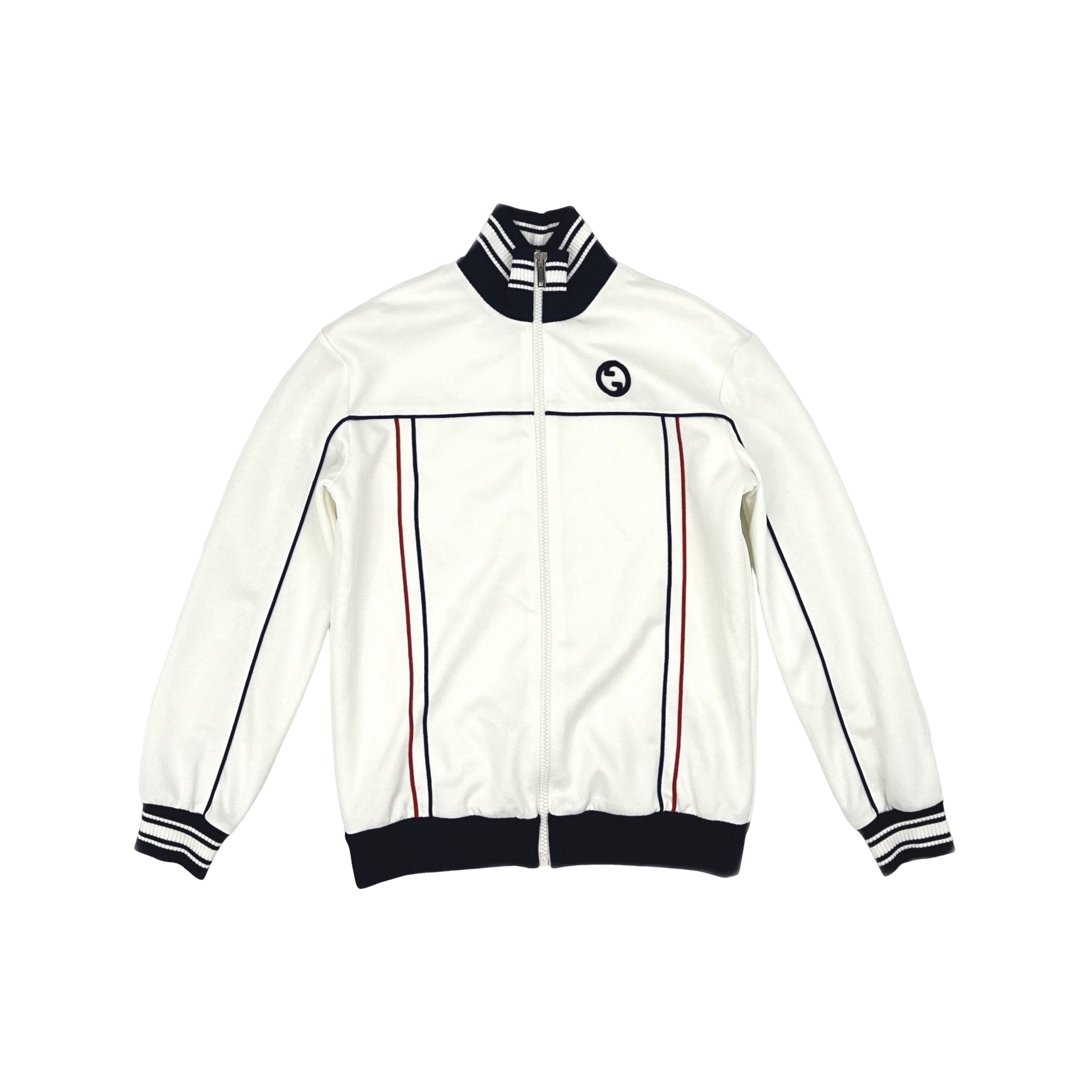 Gucci Gucci Stripe Zip-Up Track Jacket 10Y Size US XXS / EU 40 - 1 Thumbnail