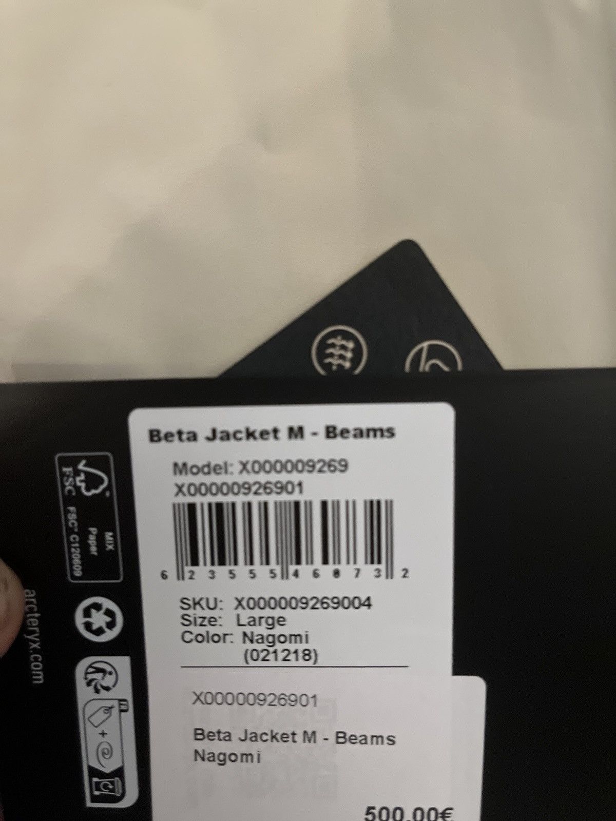 Arc'teryx × Beams Plus Arcteryx Beams Beta jacket Size US L / EU 52-54 / 3 - 6 Thumbnail
