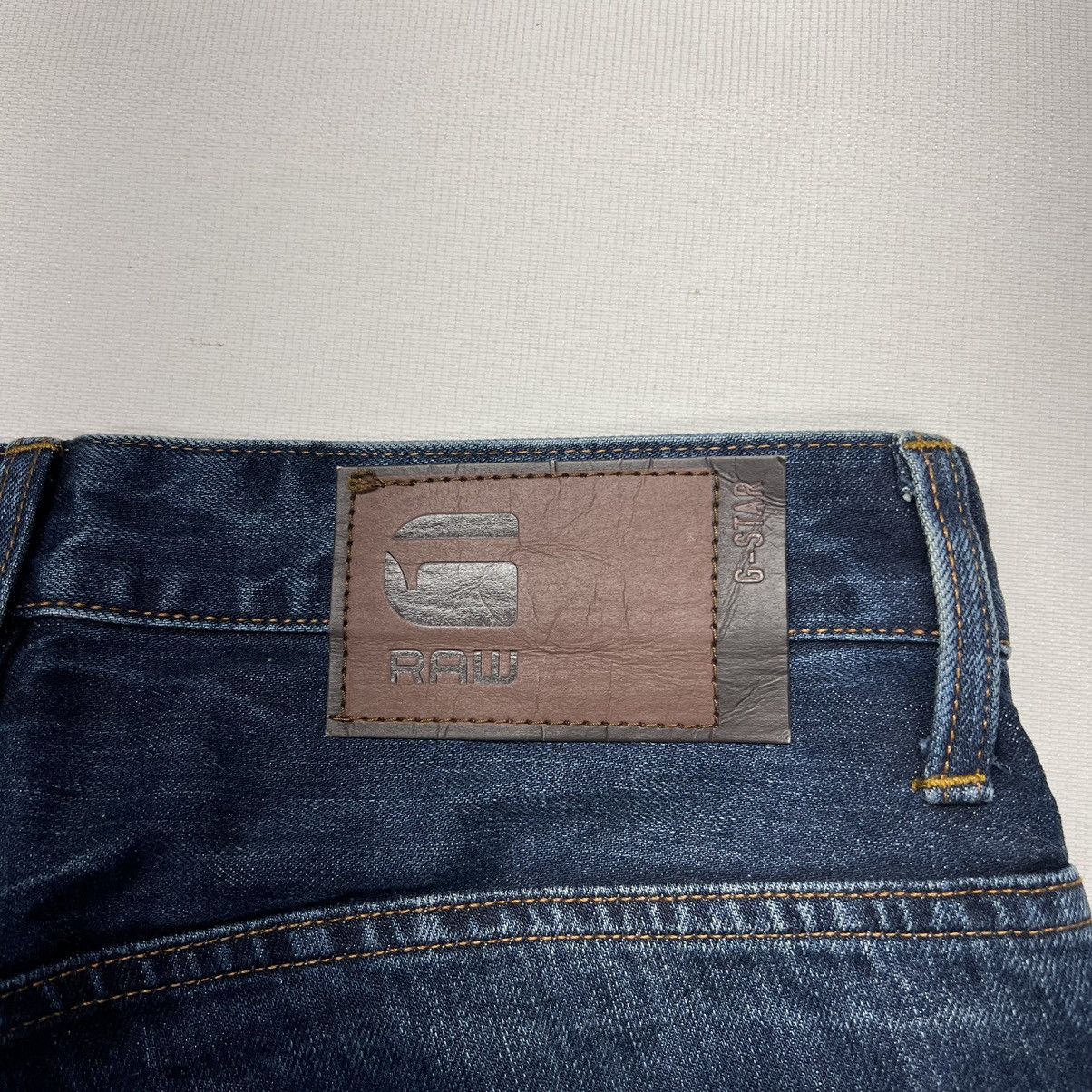 G-Star G Star Raw Jeans Shorts Blue 3301 Tapered Denim Faded Washed Size US 30 / EU 46 - 10 Thumbnail