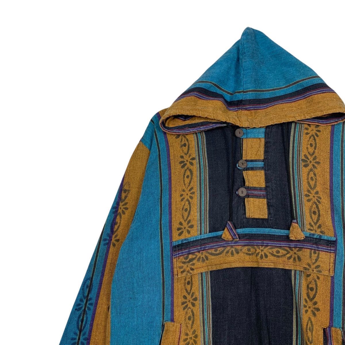 Baja East Vintage Baja Mexico Traditional Art Logo Hoodies #2366-C106 Size US L / EU 52-54 / 3 - 6 Thumbnail
