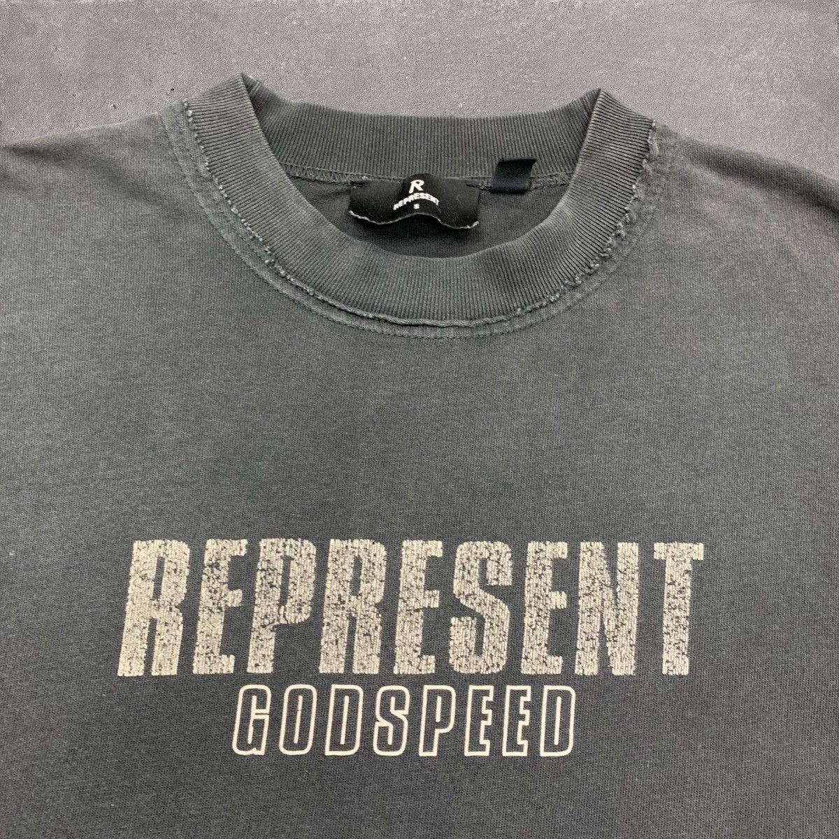 Represent Clo. Represent Small Tee Godspeed Aged Black T-Shirt Size US S / EU 44-46 / 1 - 4 Thumbnail