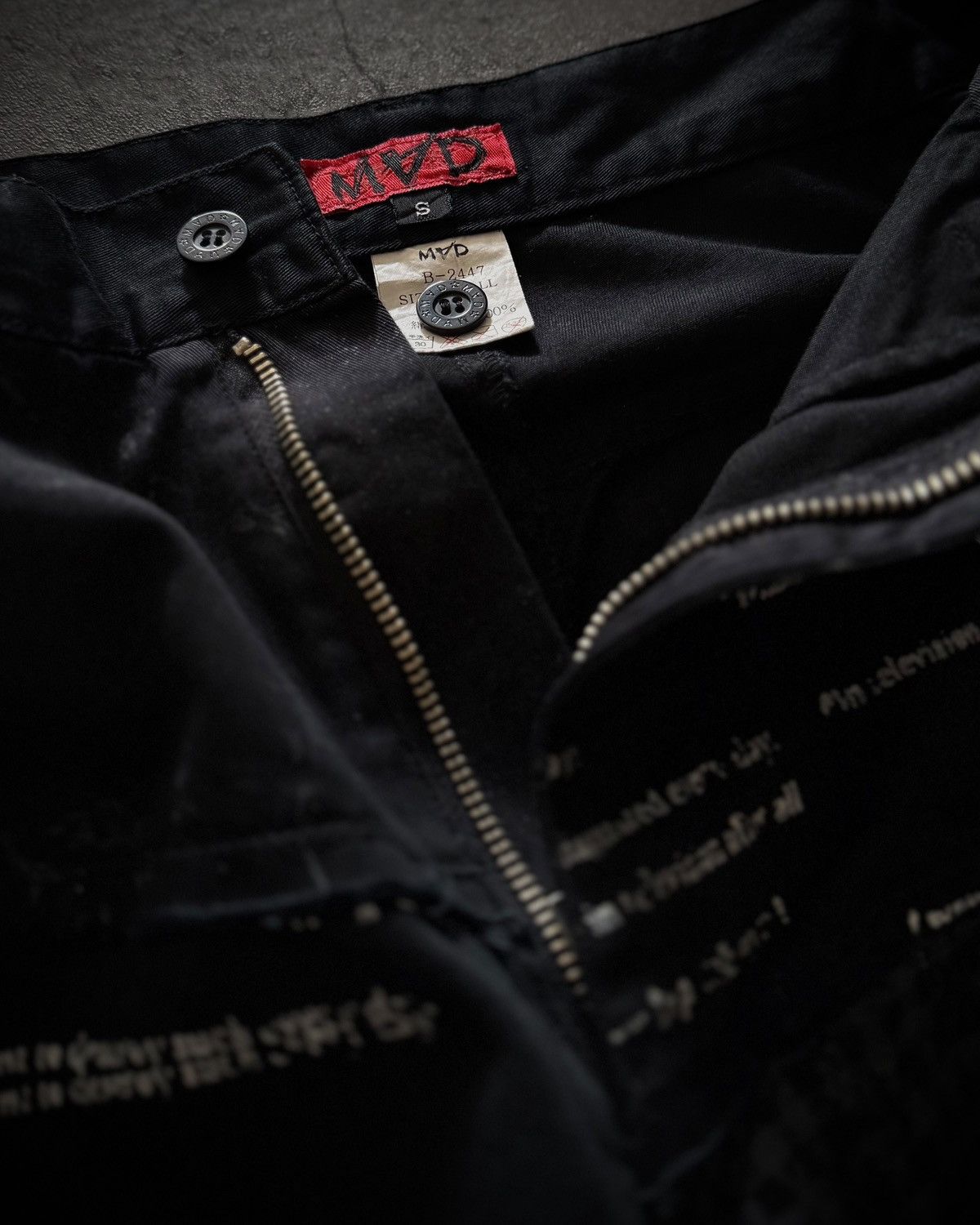 Japanese Brand MAD MVD “PATCHLINE” BLACK PUNK PANTS Size US 28 / EU 44 - 6 Thumbnail
