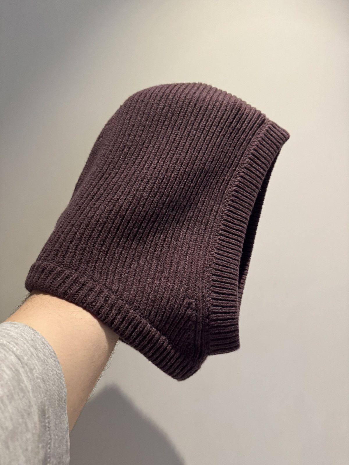 Rick Owens Rick Owens FW23 Amethyst Balaclava Hood Size ONE SIZE - 2 Thumbnail