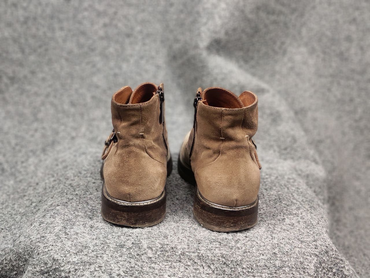Other Camerlengo Italy Design Suede Brown Classic Buckle Boots Size US 6 / EU 39 - 17 Thumbnail