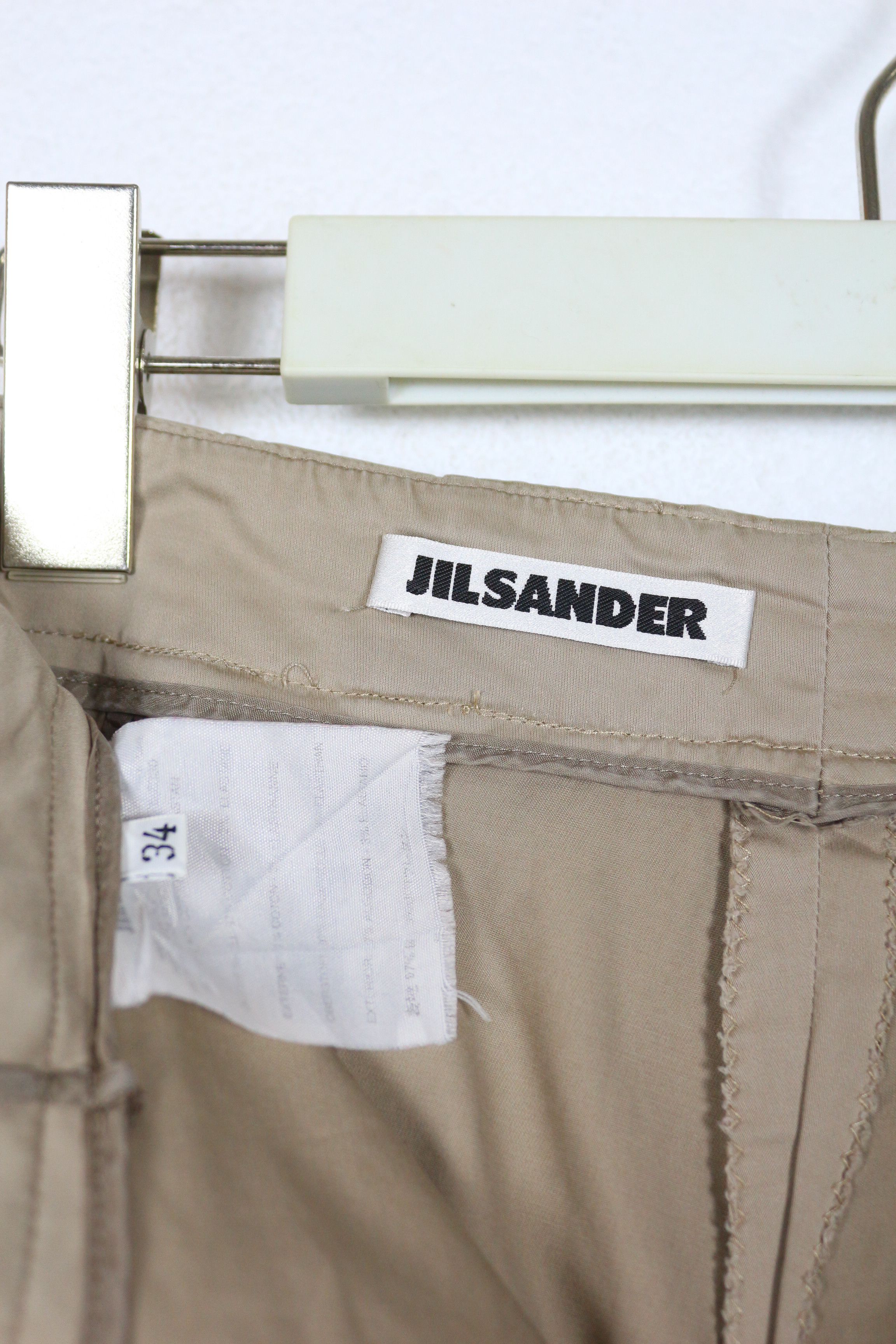Jil Sander Jil Sander Beige Wide Trousers Pants Y2K Size 24" / US 00 / IT 34 - 6 Thumbnail