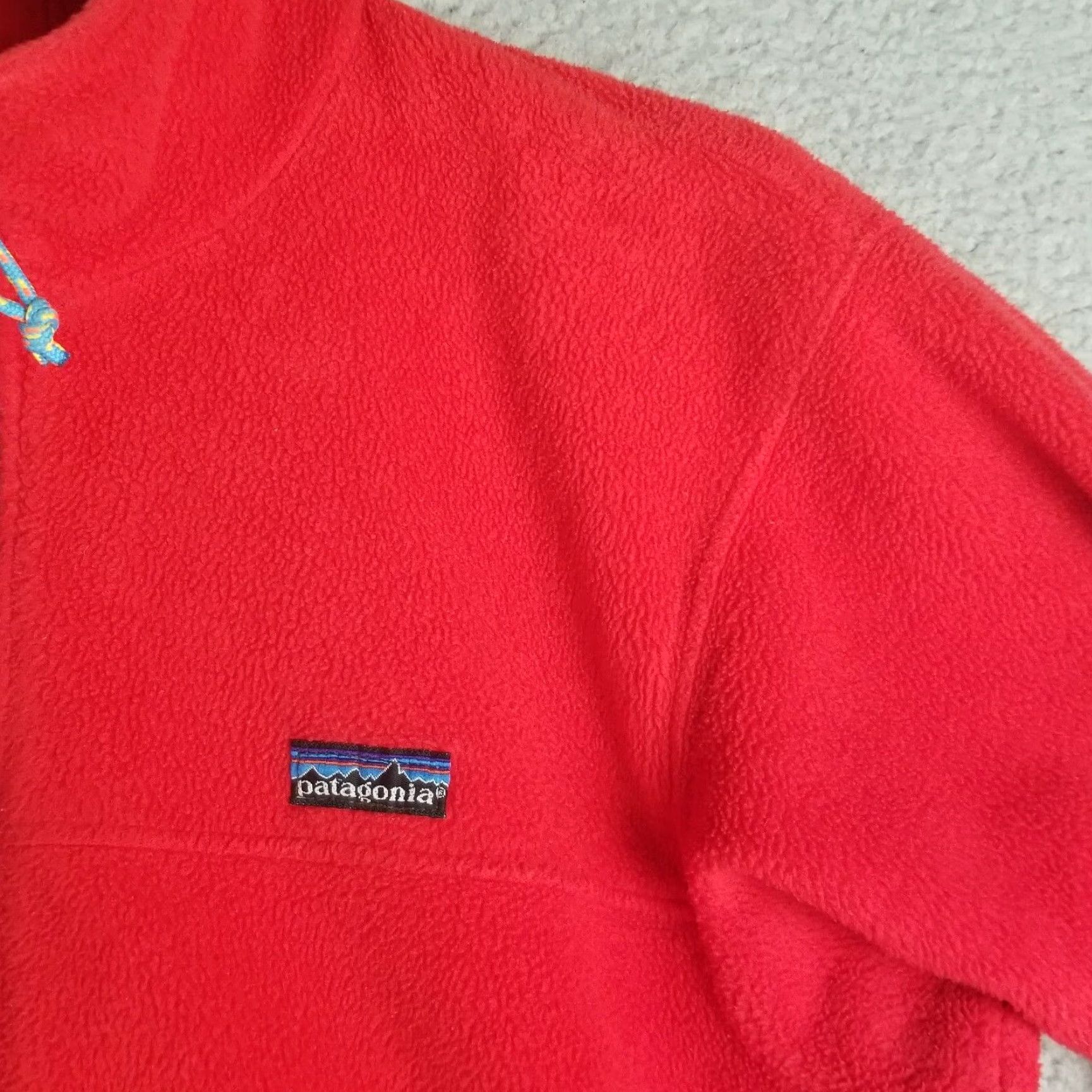 Patagonia Vintage Patagonia Fleece Jacket Red Men's Medium Full Zip USA Made 80s Size US M / EU 48-50 / 2 - 2 Thumbnail