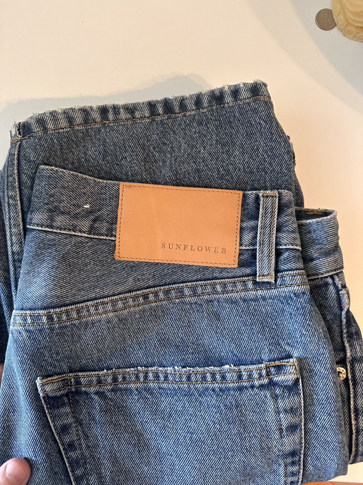 image of Sunflower Standard Denim - Indigo Denim Jeans in Blue, Men's (Size 31)