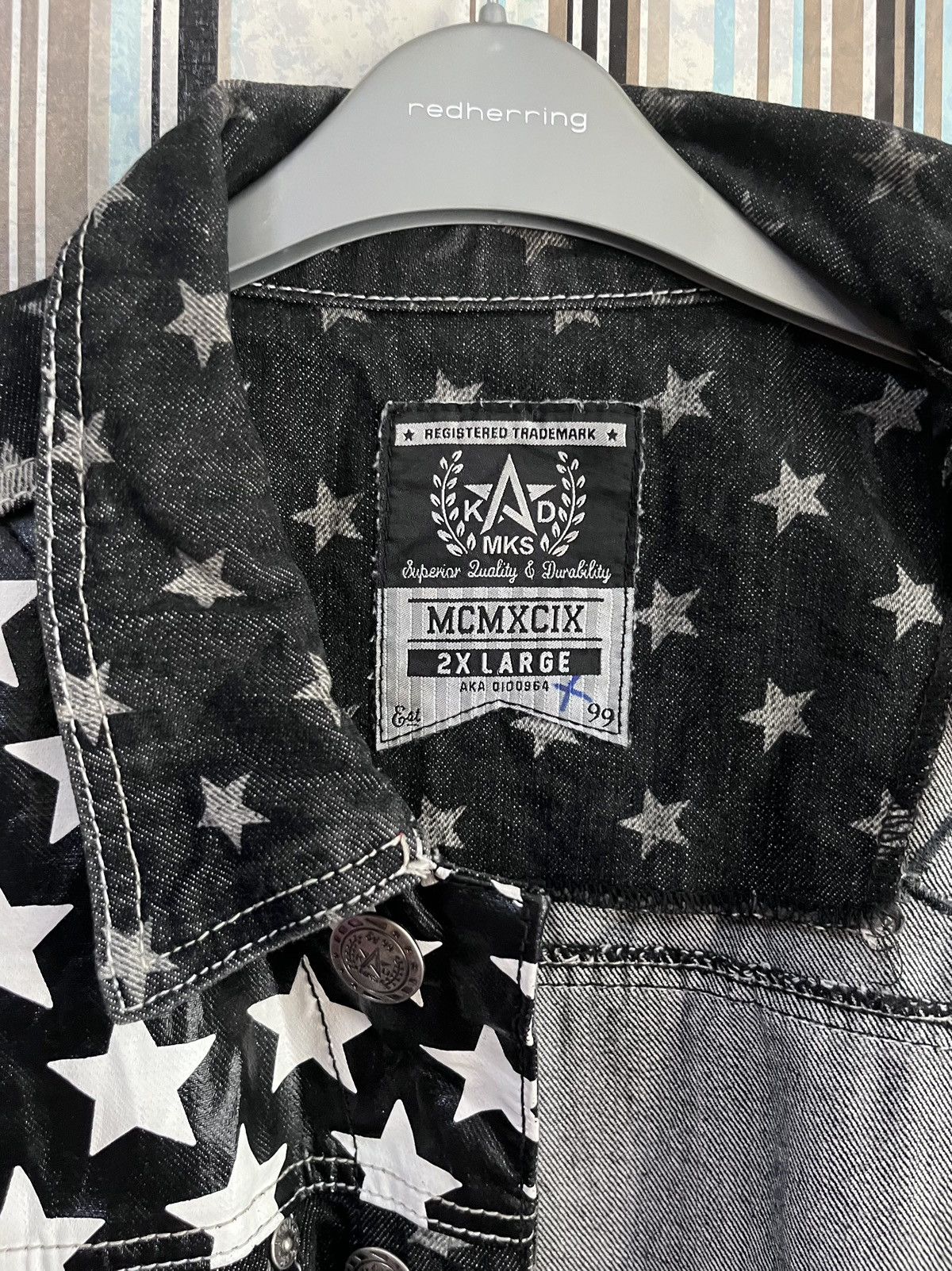 Akademiks trucker stars flag embroidery spell out #F2 Size US XXL / EU 58 / 5 - 8 Thumbnail