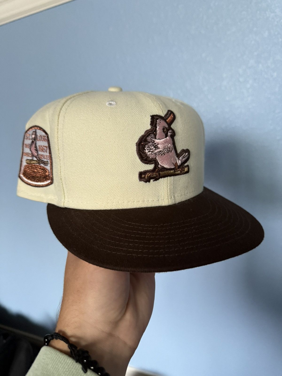 New Era *SportsWorld Exclusive* 7 3/8 Neapolitan Cardinals Fitted Size ONE SIZE - 1 Thumbnail