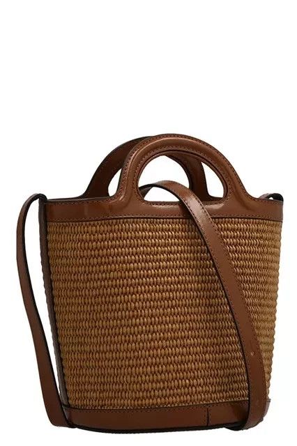 Marni MARNI Tropicalia Mini Rawsienna Raffia-Effect T.H. Bag Size ONE SIZE - 2 Thumbnail