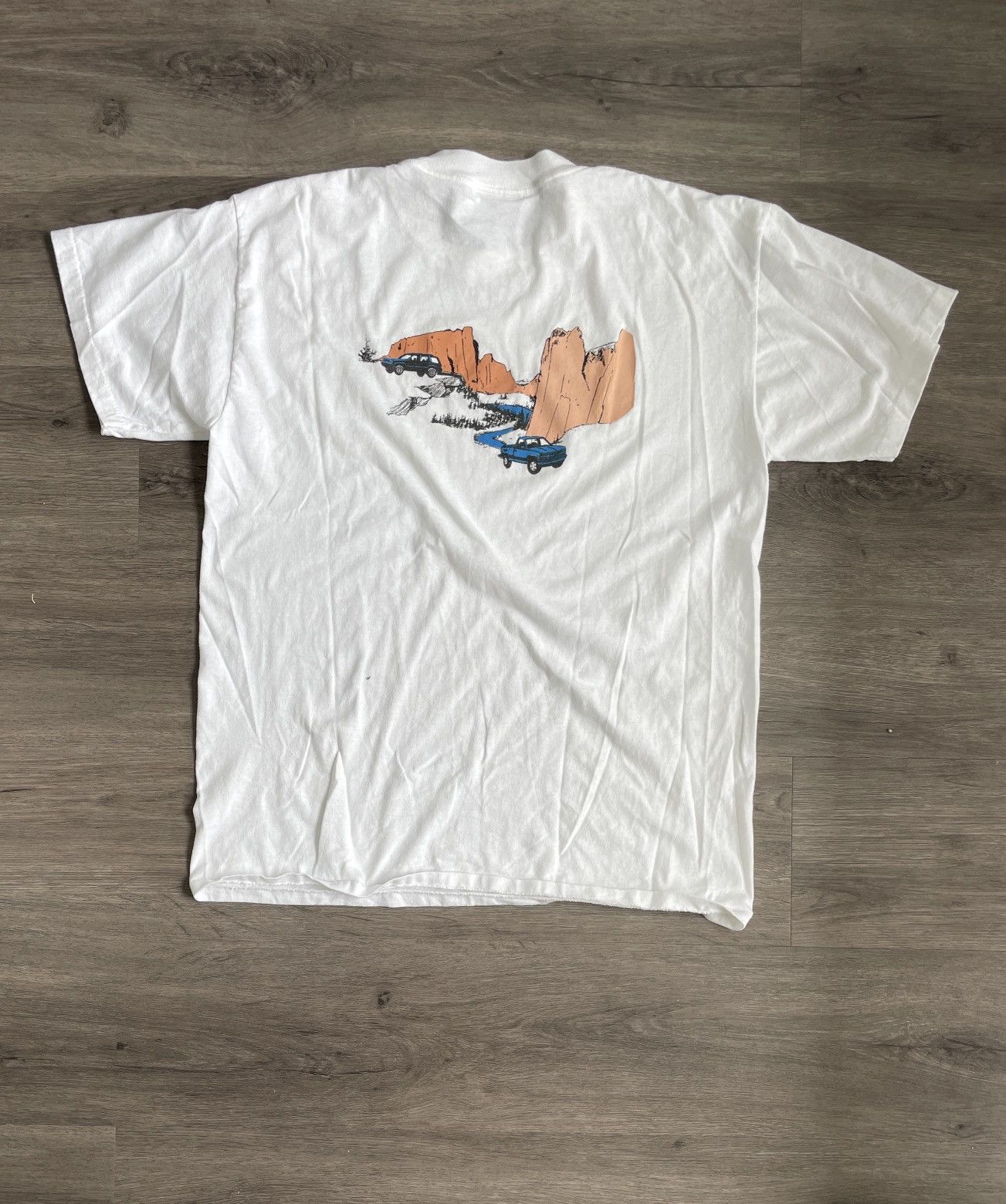 Vintage Vintage “Dave Hamilton - Jeep Promo” T-shirt (Sz. L) Size US L / EU 52-54 / 3 - 1 Thumbnail