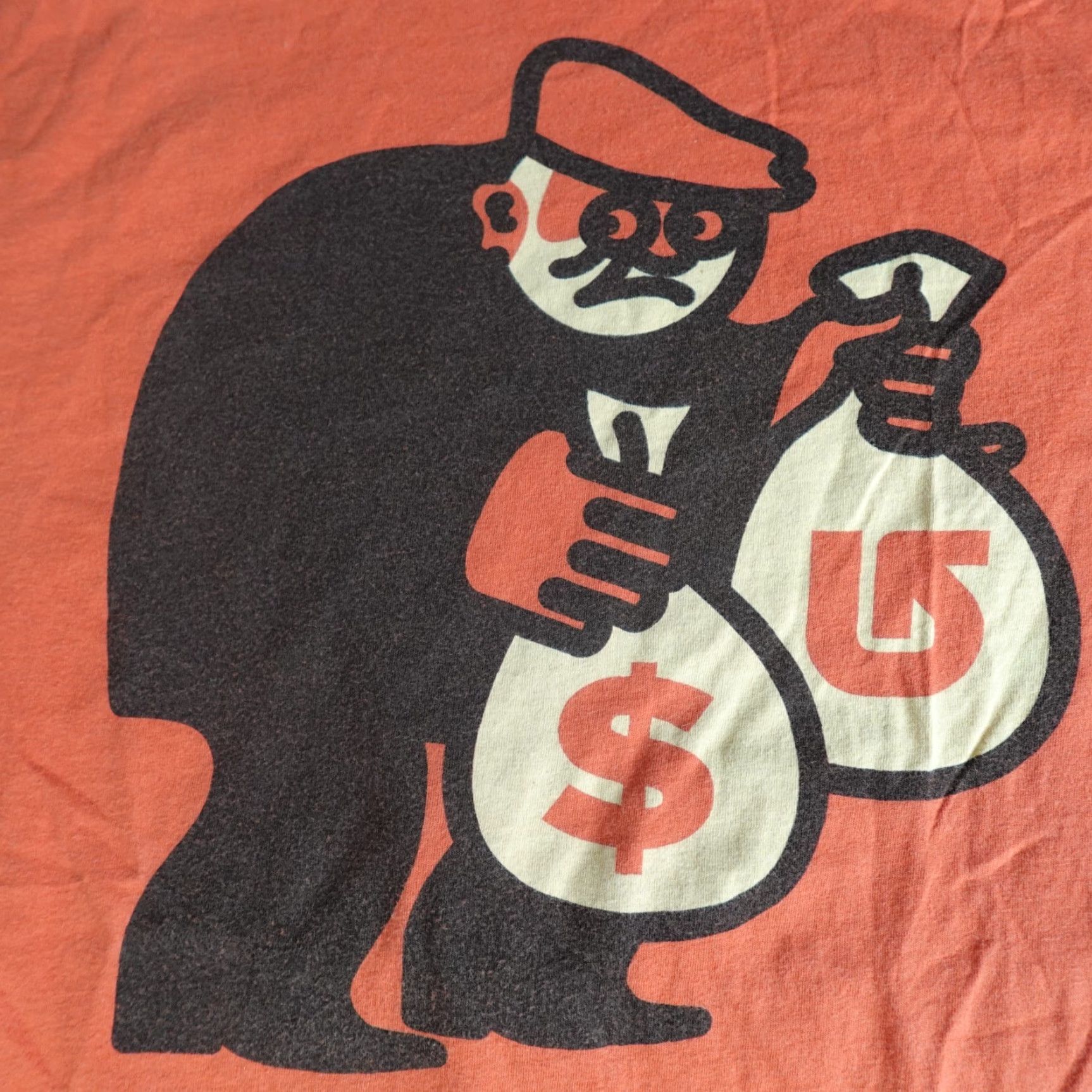 Burton VINTAGE Burton x Chris Von Szombathy Shirt Small Orange Men T-Shirt Crew Neck Short Sleeve Jersey Solid Graphic Print Size US S / EU 44-46 / 1 - 6 Thumbnail
