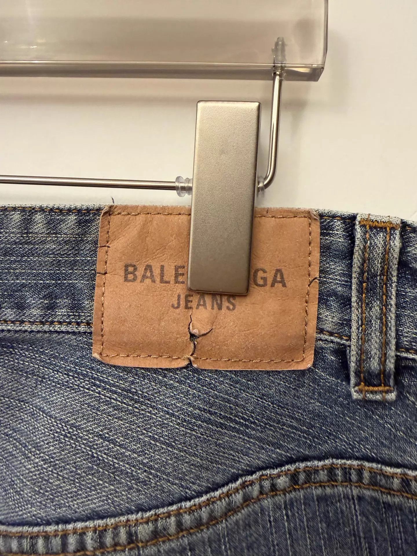 Balenciaga Balenciaga Dragon Print Drawstring Loose Denim Pant S Size US 29 - 4 Thumbnail