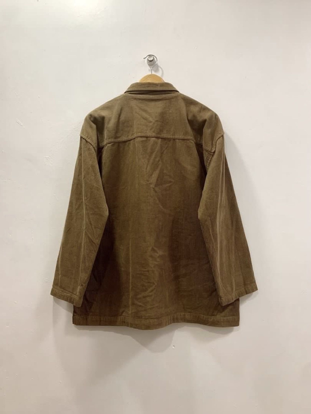 Ne-Net NÉ-NET “NYA CAT” EMBROIDERED LOGO - CORDUROY WORK JACKET Size US L / EU 52-54 / 3 - 4 Thumbnail