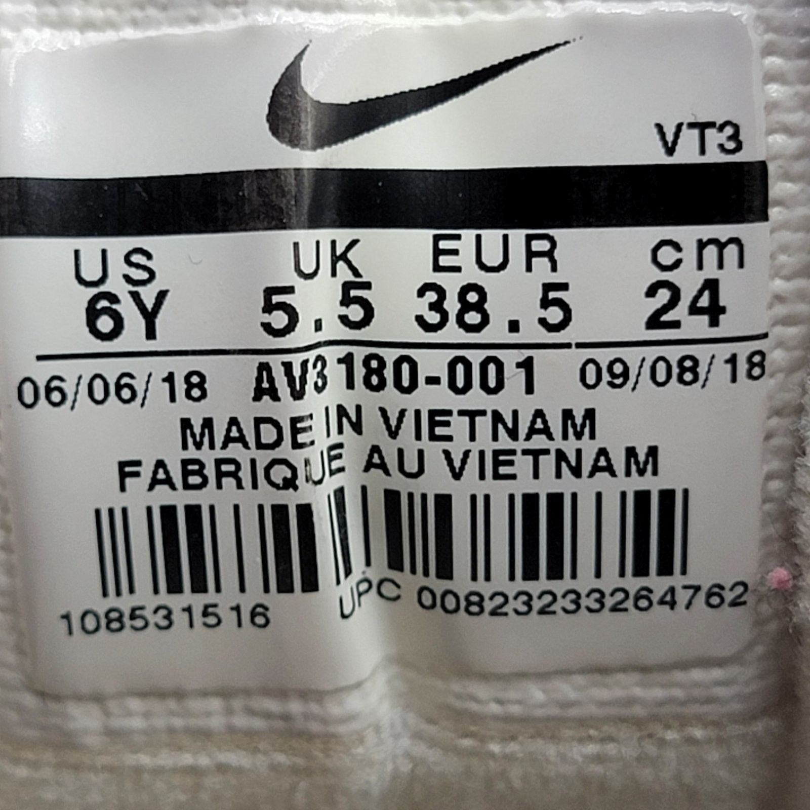 Nike Nike Air Max 97 SE GS 'Black White' Sz 6Y AV3180 001 (198) Size US 7.5 / IT 37.5 - 8 Thumbnail