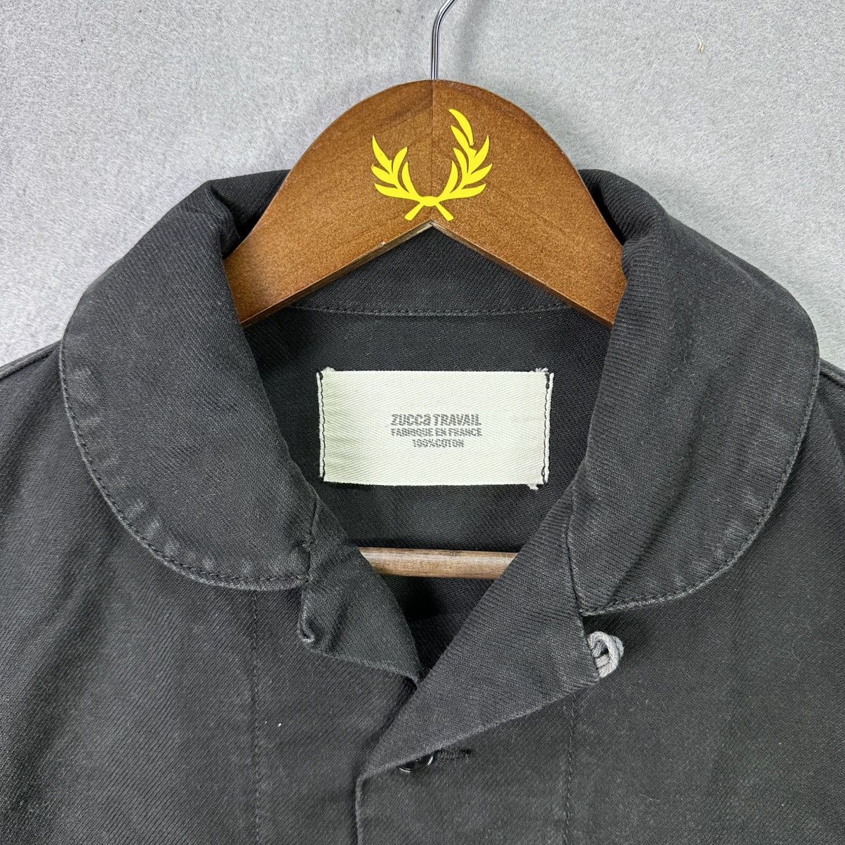 Zucca Zucca Travail Japan Work Jacket Cropped Button Up Blazer Size XS / US 0-2 / IT 36-38 - 3 Thumbnail