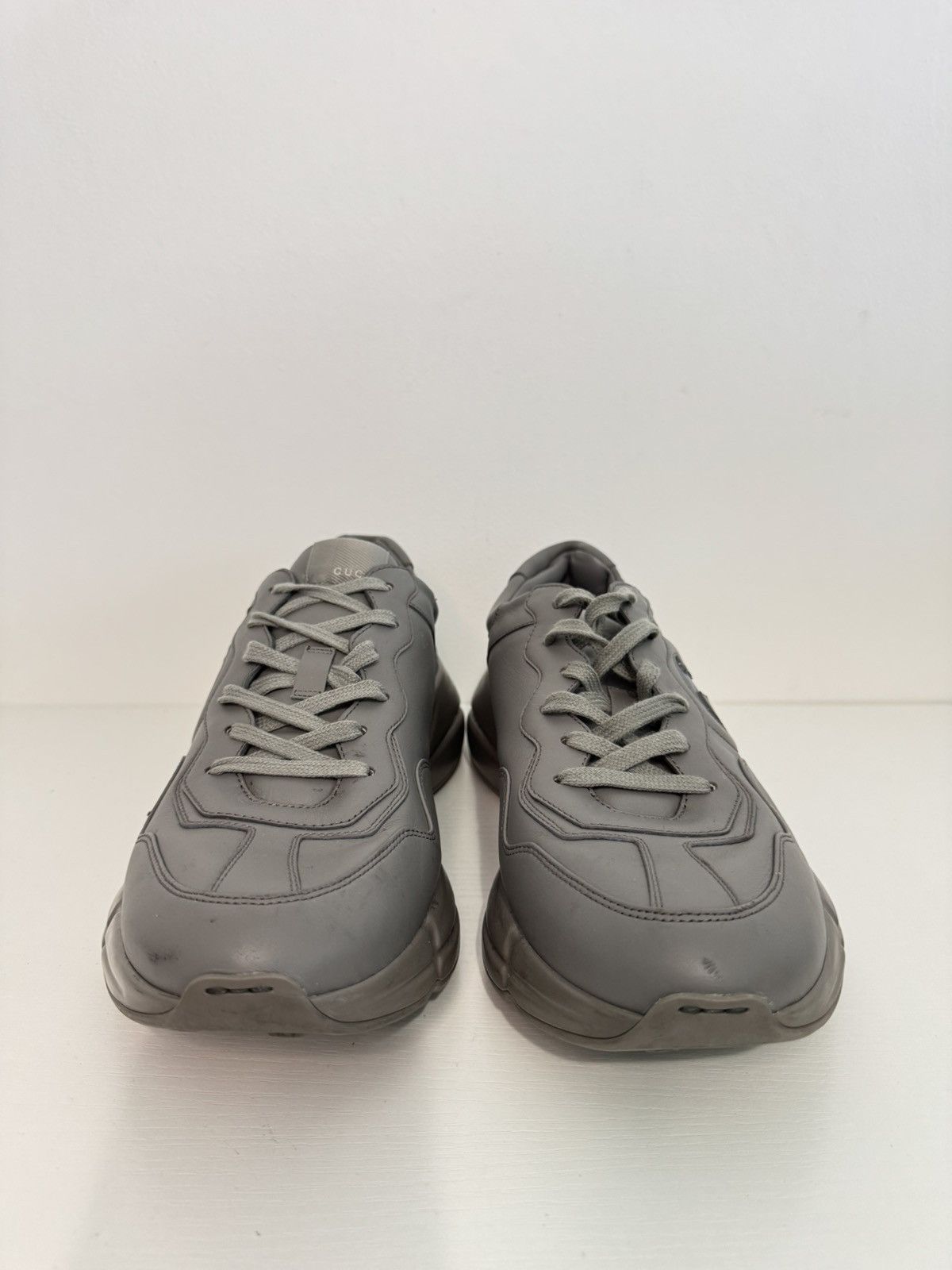 Gucci Gucci Rhyton Sneakers Grey/Navy Size 12 US Preowned No Box Size US 12 / EU 45 - 2 Thumbnail