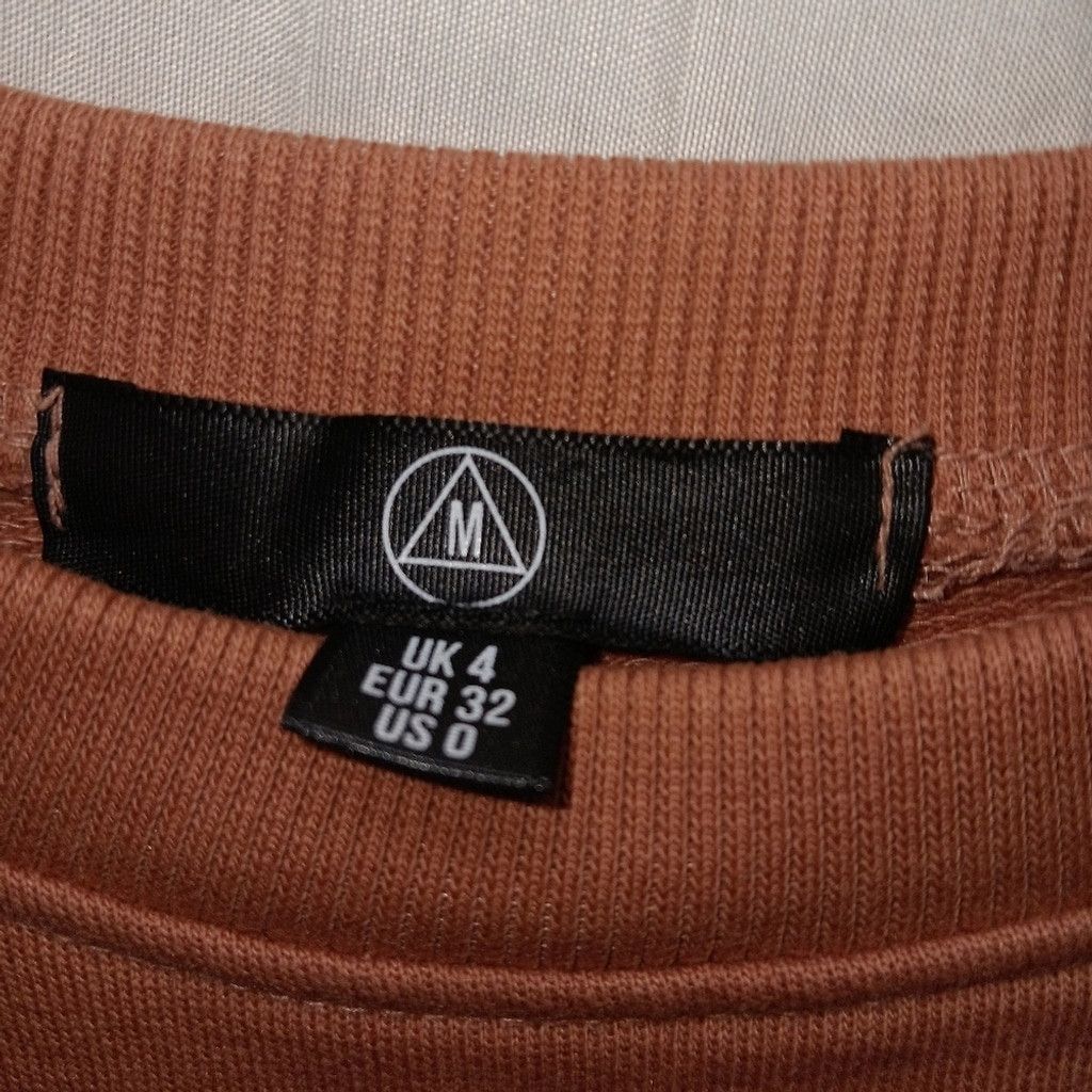 Missguided Missguided Sweatshirt dress, rust colored, womens 0, euc Size XS / US 0-2 / IT 36-38 - 3 Thumbnail