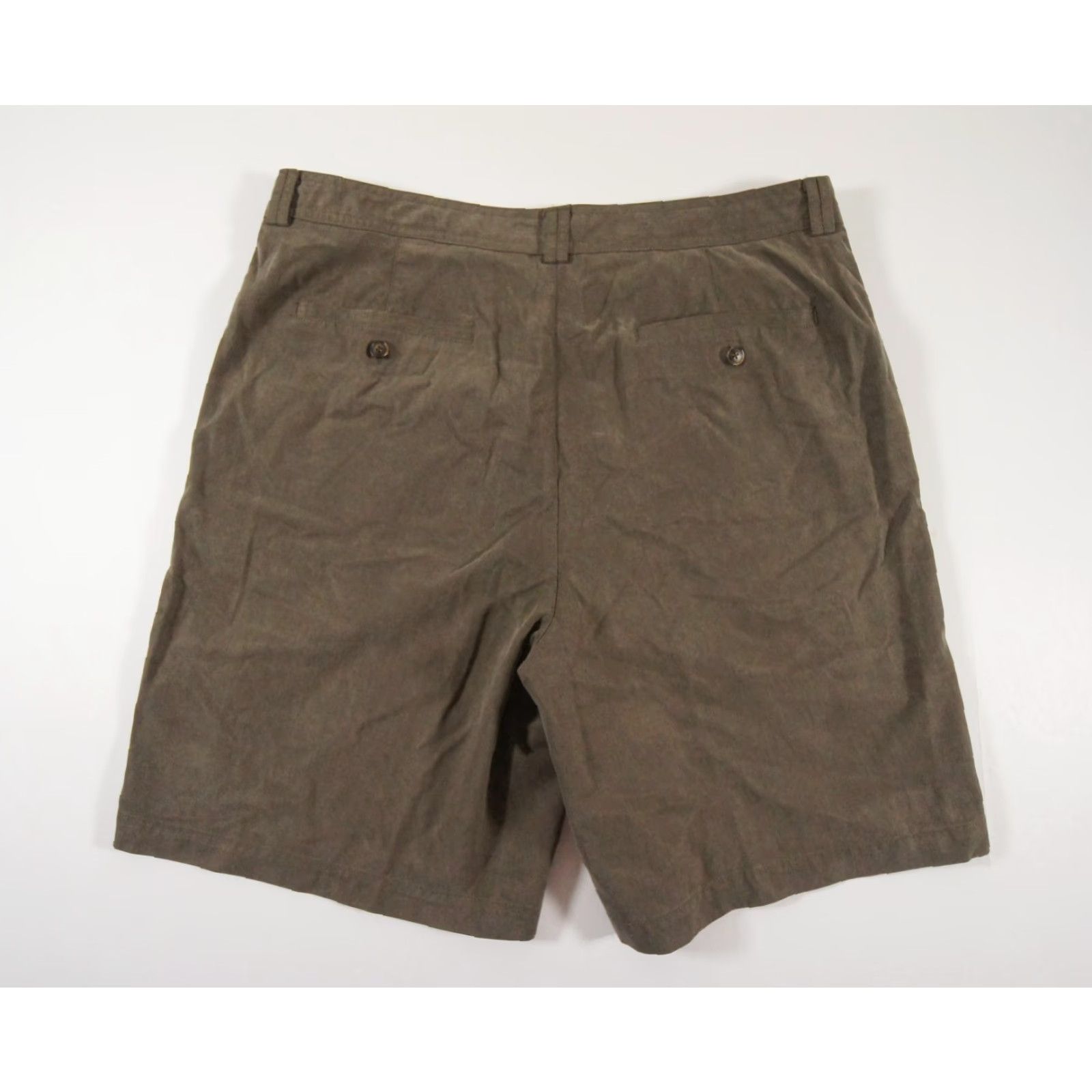 Tommy Bahama VINTAGE Tommy Bahama Mens Shorts Size 36 Green Chino Flat Front Casual Office Holiday Size US 36 / EU 52 - 3 Thumbnail