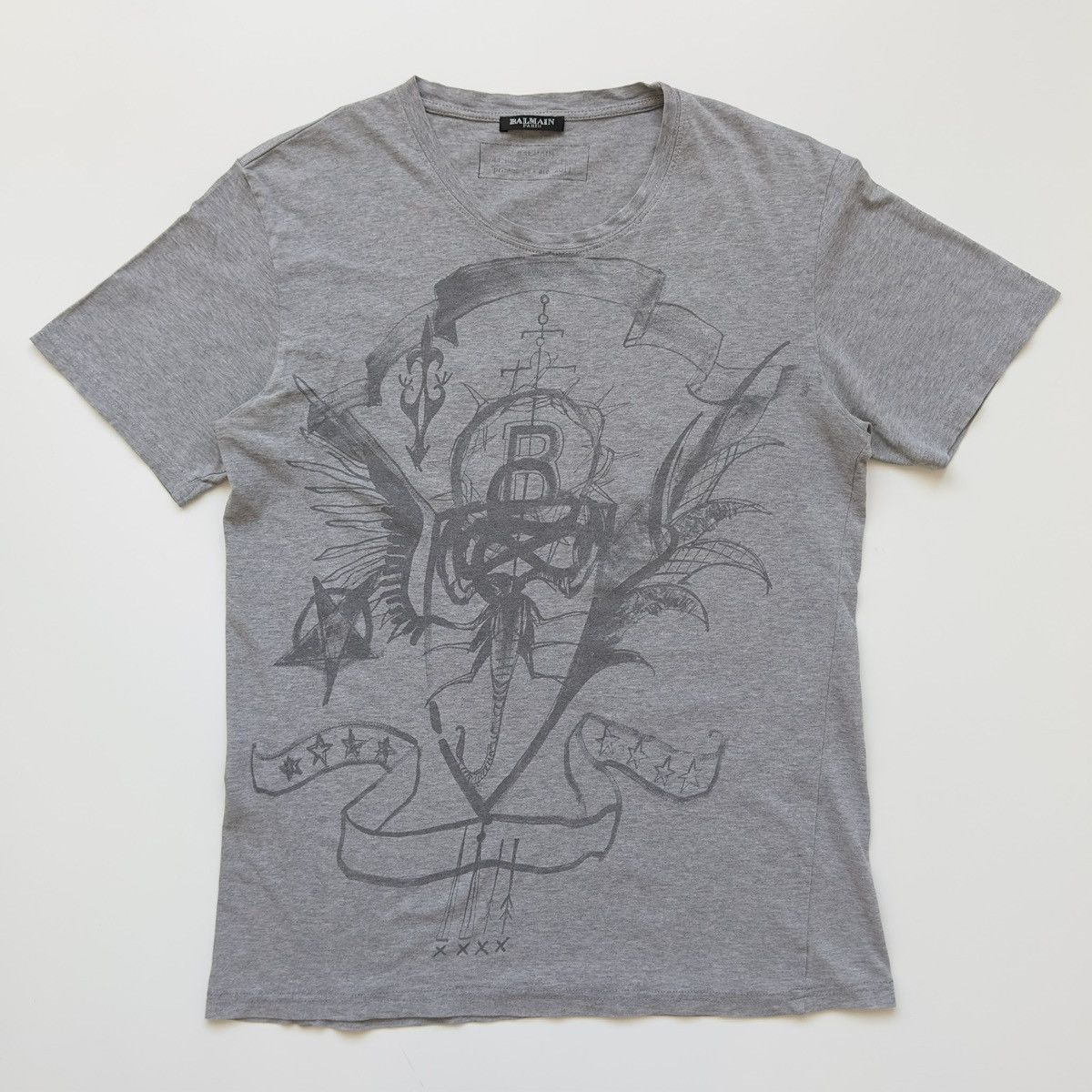 balmain AW11 ウルフ　tシャツ クリストフデカルナン　34 Balmain Balmain AW11 runway t-shirt by Christophe Decarnin