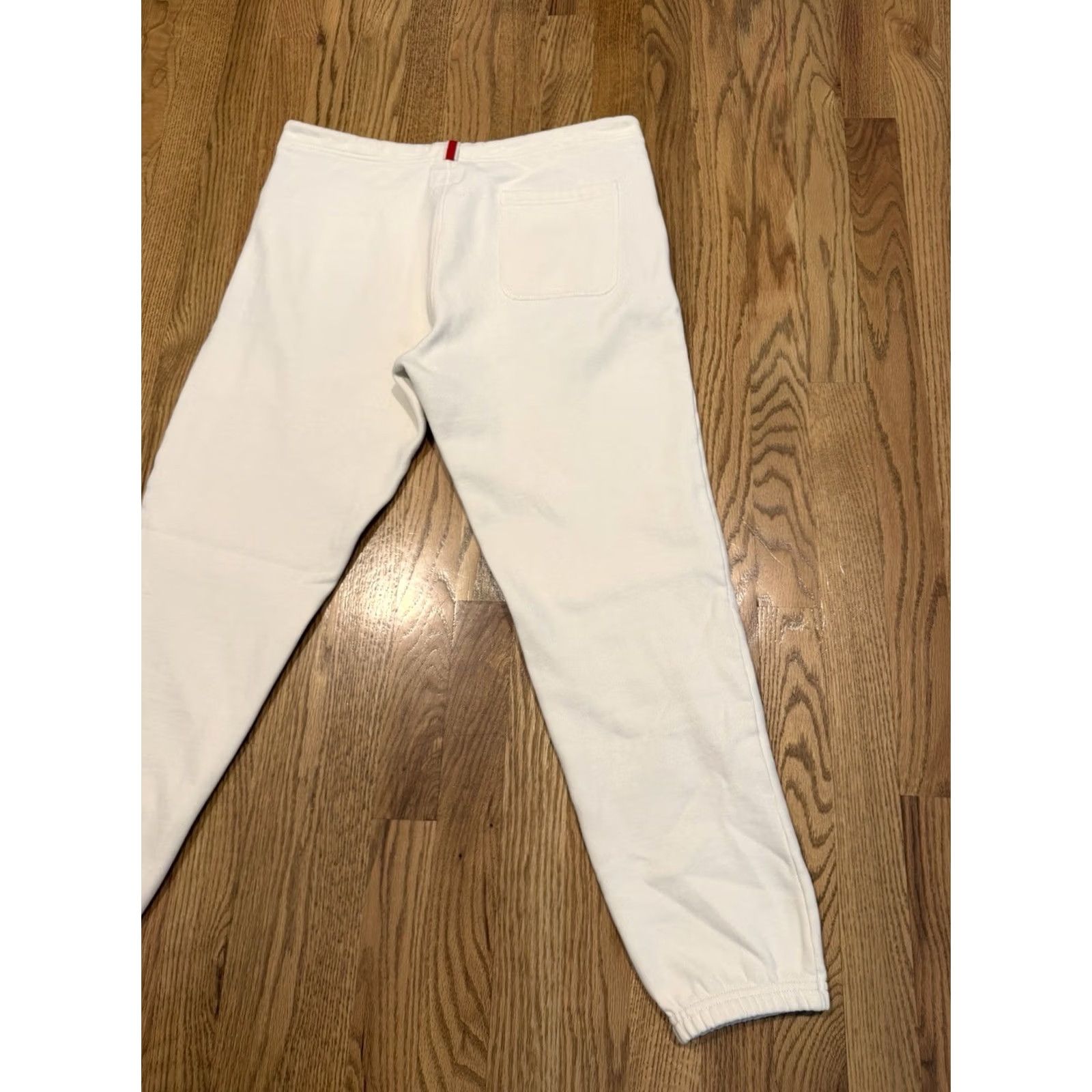 Vintage Tracksmith Pants Men’s Small Trackhouse Joggers Sweatpants Drawstring White Size US 29 - 4 Thumbnail