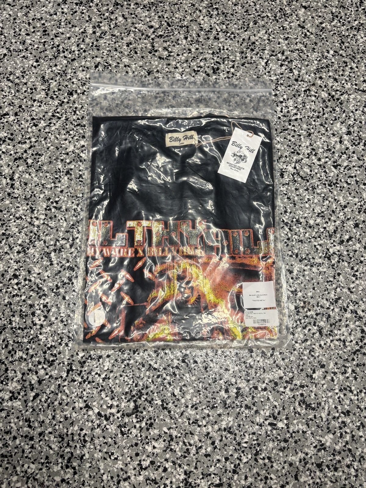 Billy Hill 2024 Billy Hill X F1lthy Black “Twisted Metal” T-Shirt Sz. L Size US L / EU 52-54 / 3 - 4 Thumbnail