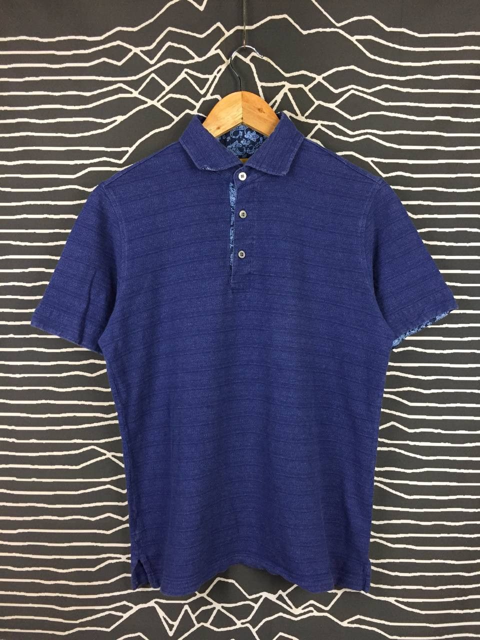 Hickey Freeman Hickey Freeman New York Paisley Contrast Polo Shirt Size US M / EU 48-50 / 2 - 1 Thumbnail