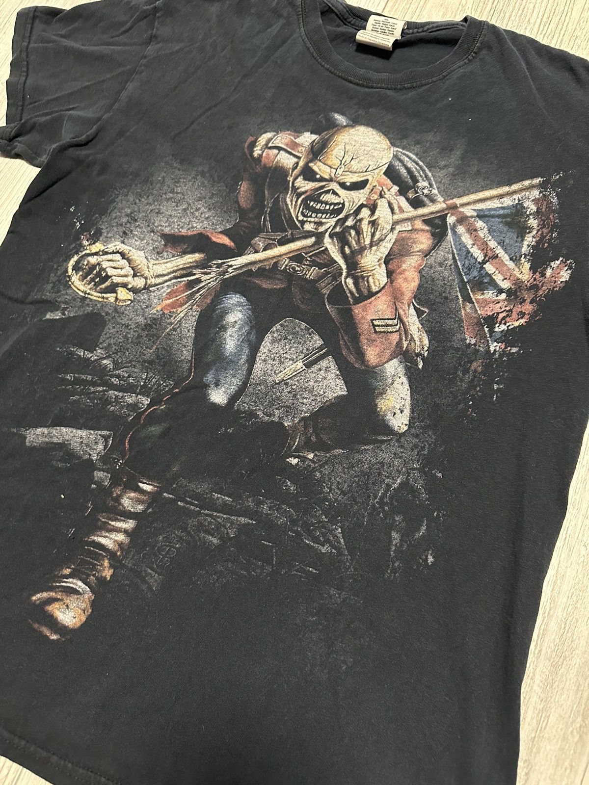 Band Tees Faded Iron Maiden The Trooper Heavy Metal Band Tee Size M Size US M / EU 48-50 / 2 - 2 Thumbnail