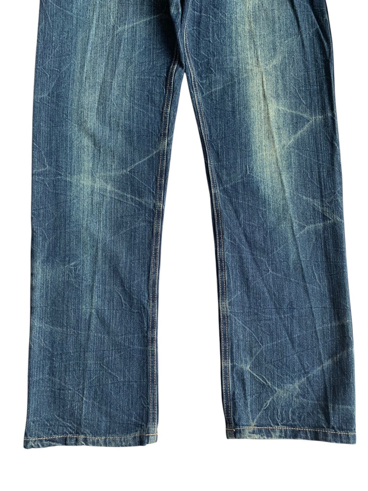 If Six Was Nine DOUBLE WAIST JAPANESE UNKNOWN PUNK STYLE RUSTY DENIM🎌☠️ Size US 30 / EU 46 - 9 Thumbnail