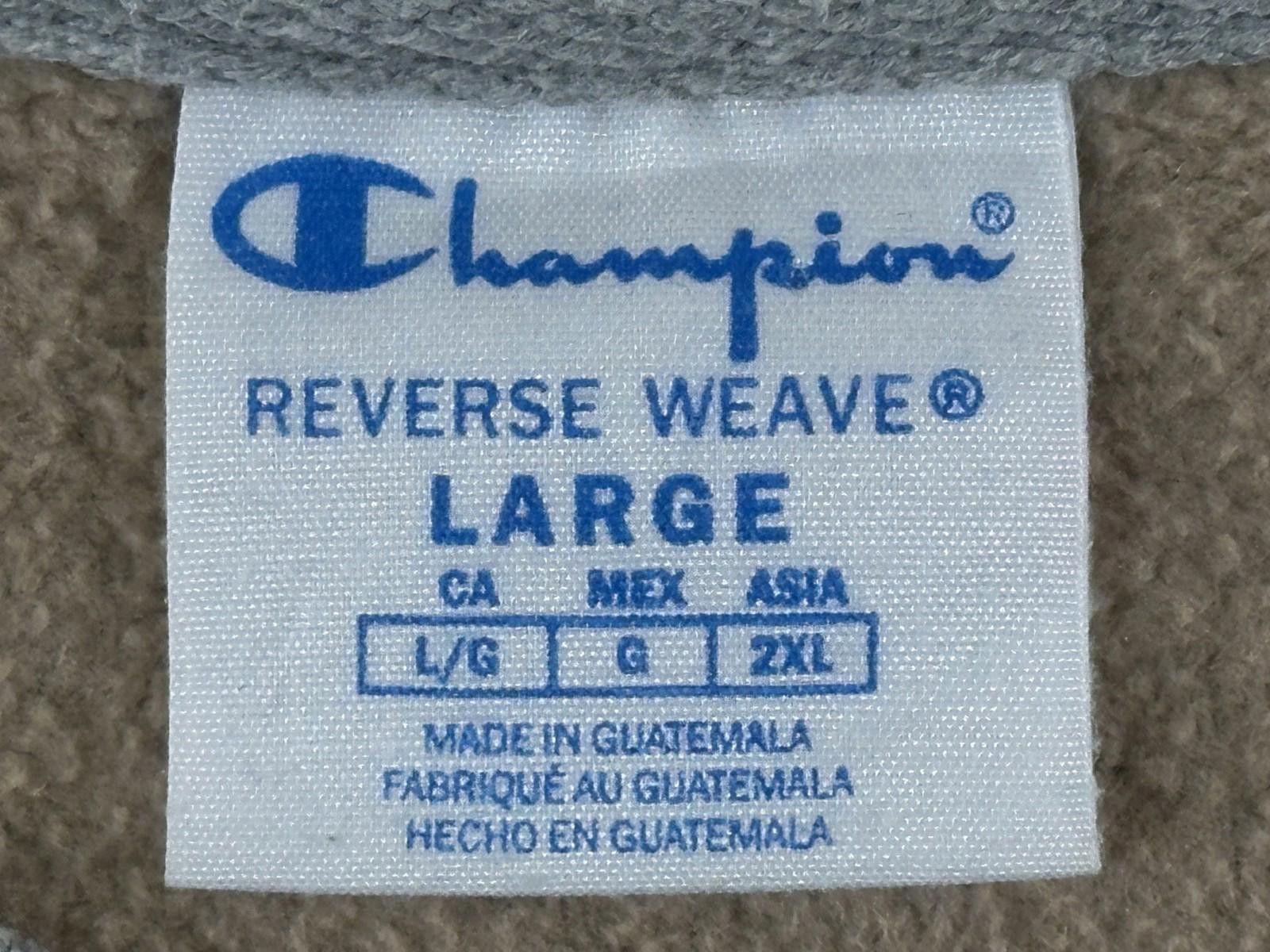 Champion Champion Men's L Brown Logo Reverse Weave Heavy Sweatshirt Size US L / EU 52-54 / 3 - 7 Thumbnail