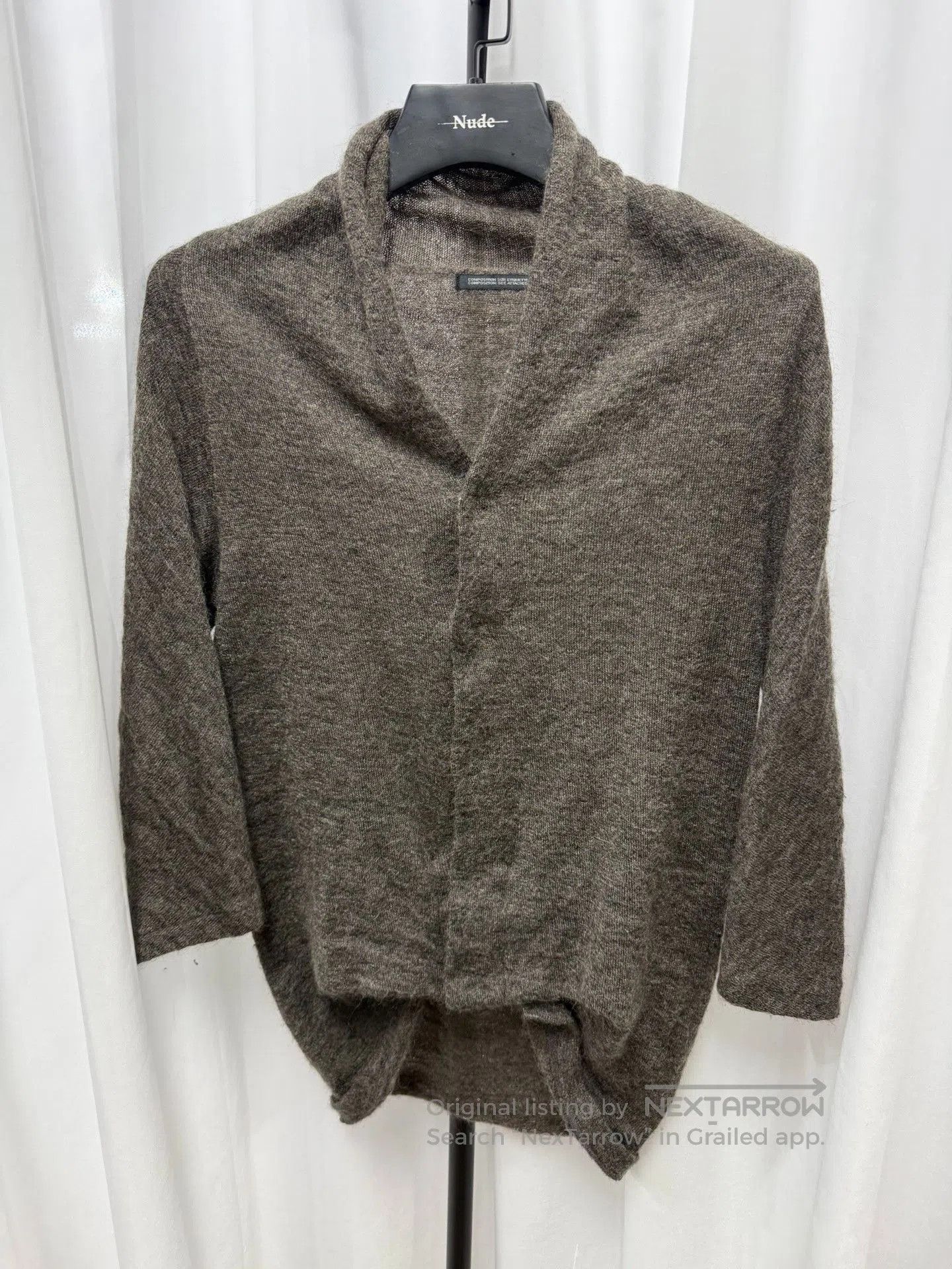 Y's Yohji Yamamoto Y's Mohair Cape Cardigan. Size L / US 10 / IT 46 - 1 Thumbnail