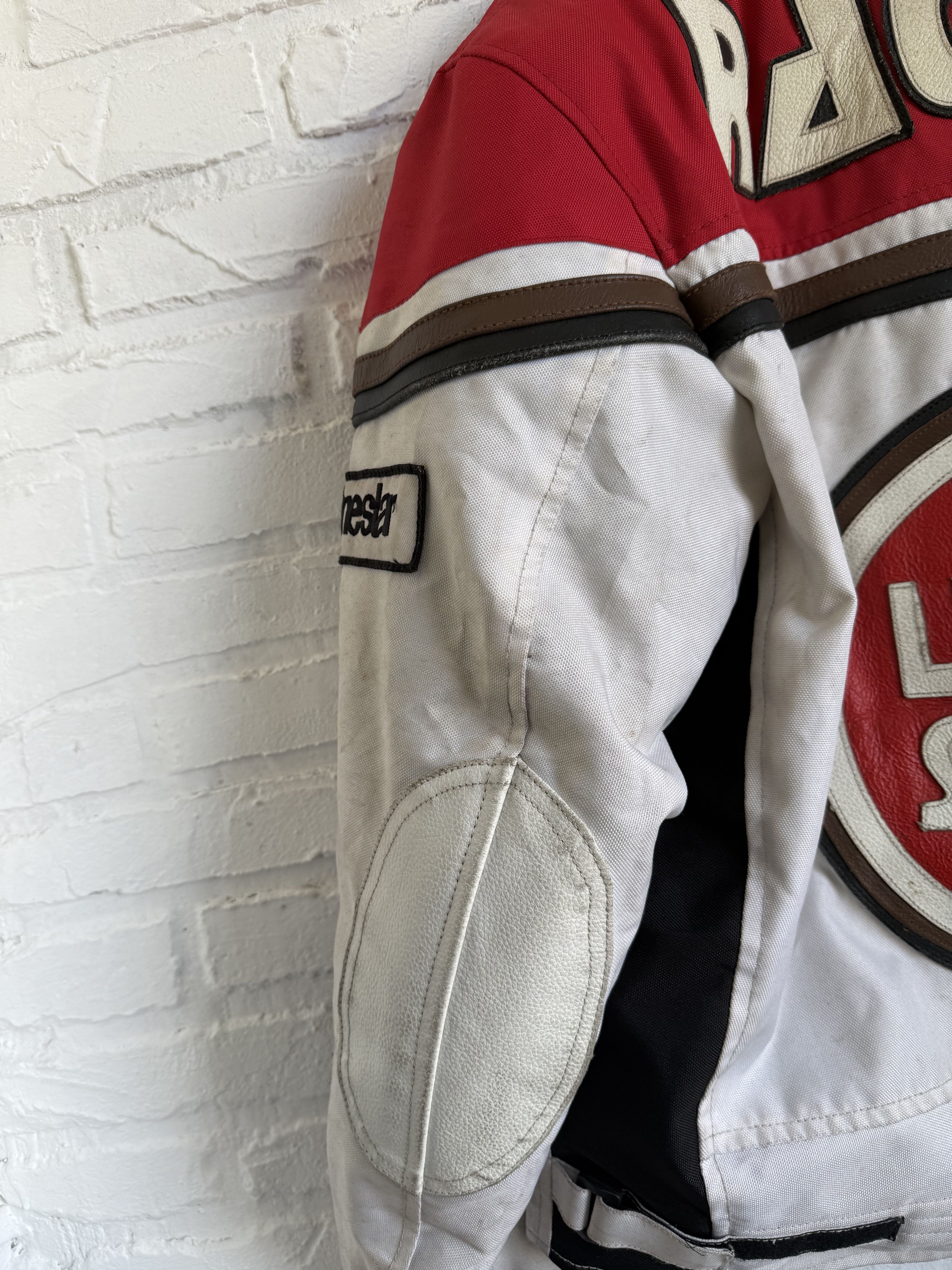 Vintage Vintage Lucky Strike Racing Jacket Moto Biker Leather Size US L / EU 52-54 / 3 - 17 Thumbnail