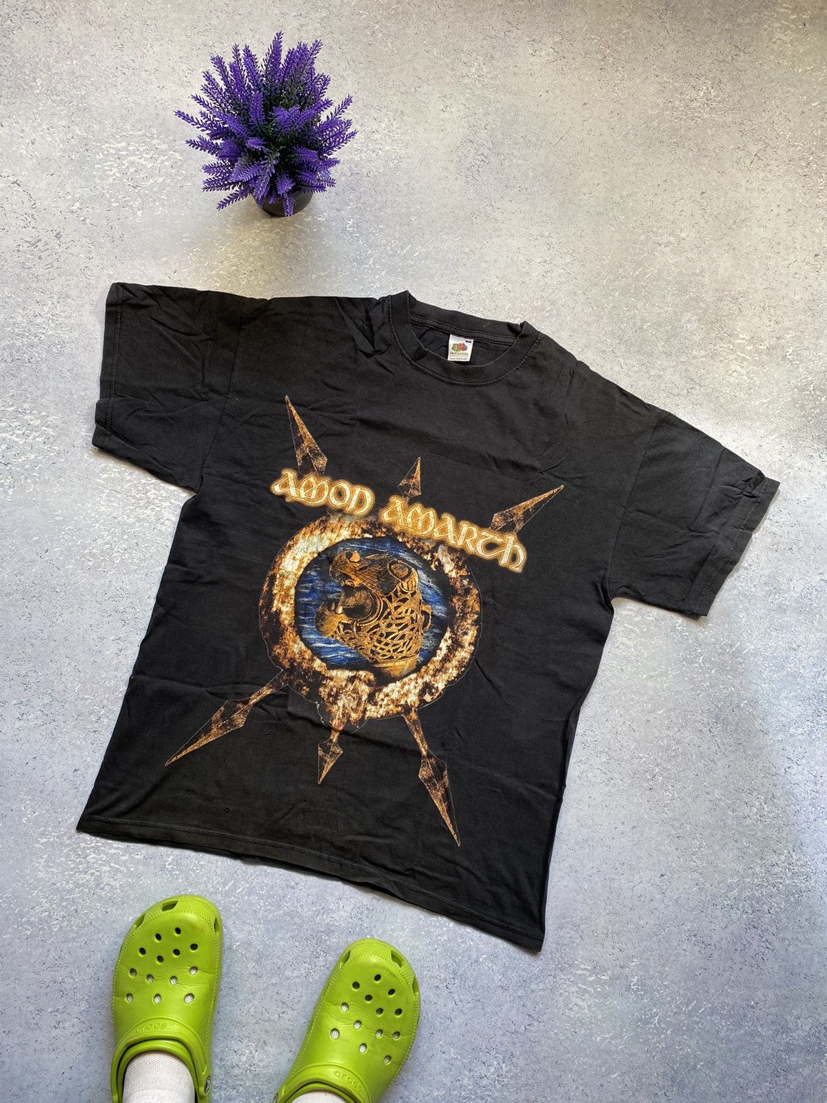 Band Tees Vintage Amon Amarth Black Rock Tees Size US L / EU 52-54 / 3 - 1 Thumbnail