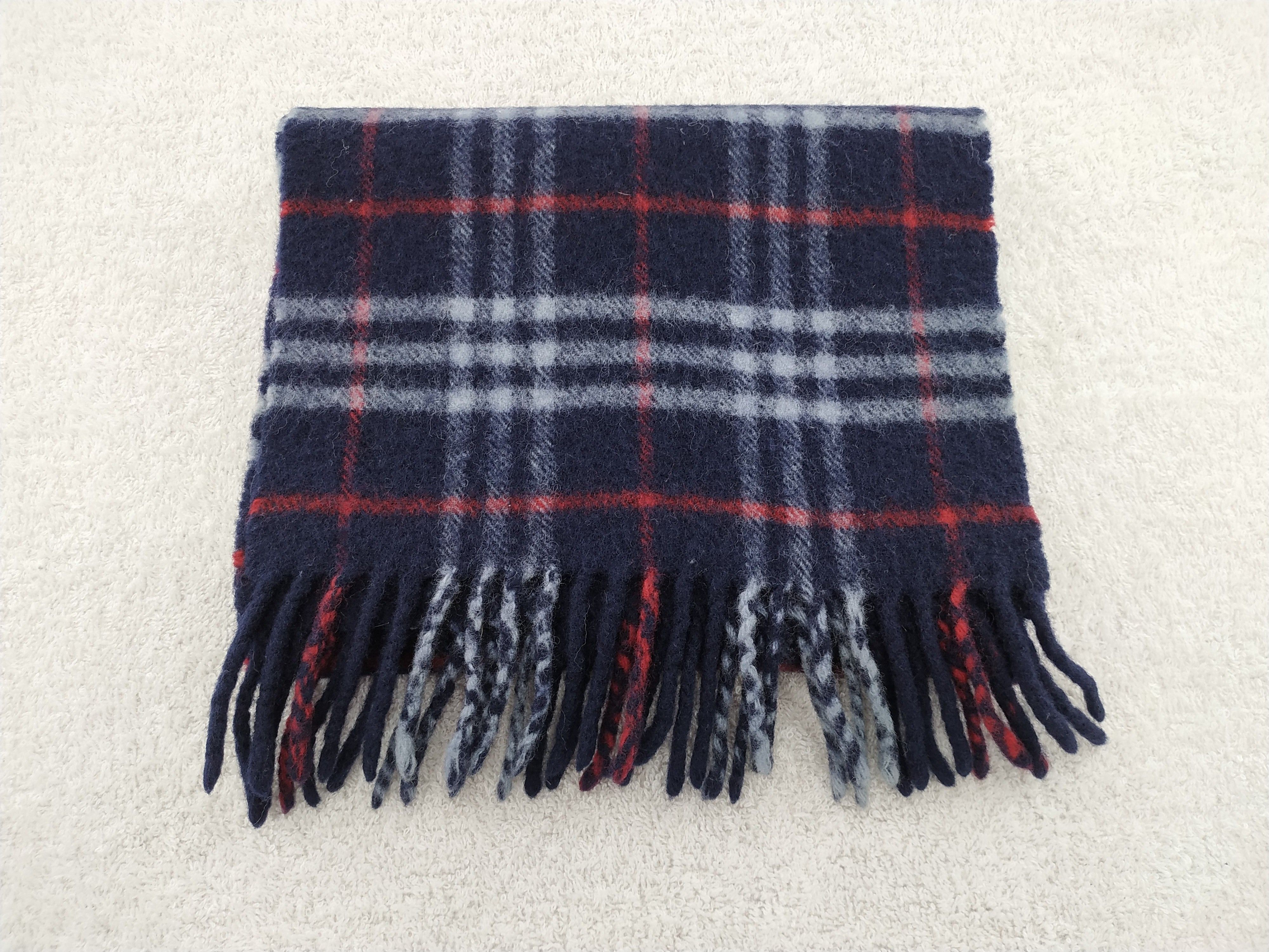 Burberry × Vintage Burberry Scarf / Muffler / Neckwear - WW228 Size ONE SIZE - 3 Thumbnail