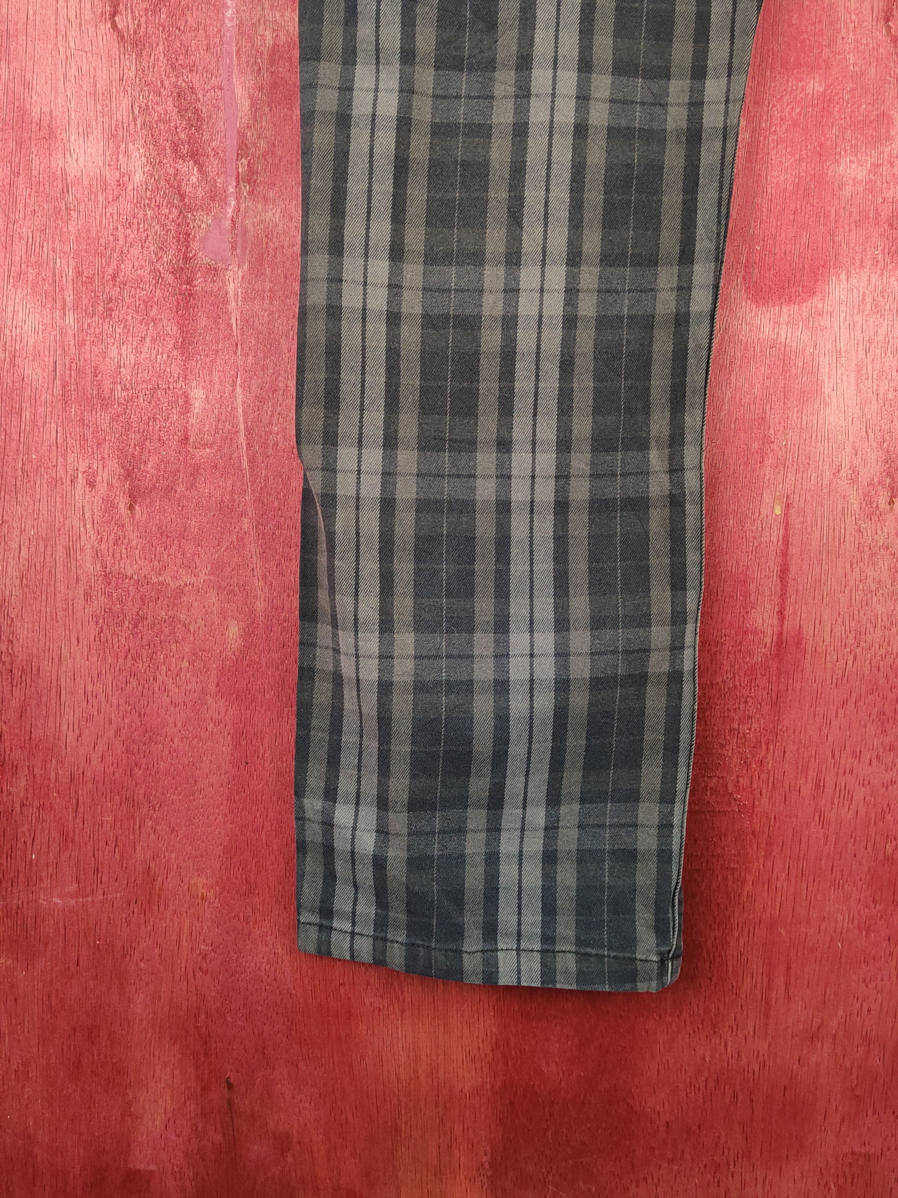 Japanese Brand × Vintage Ikka Black Faded stripe vintage Casual Pants #S1714 Size US 32 / EU 48 - 10 Thumbnail
