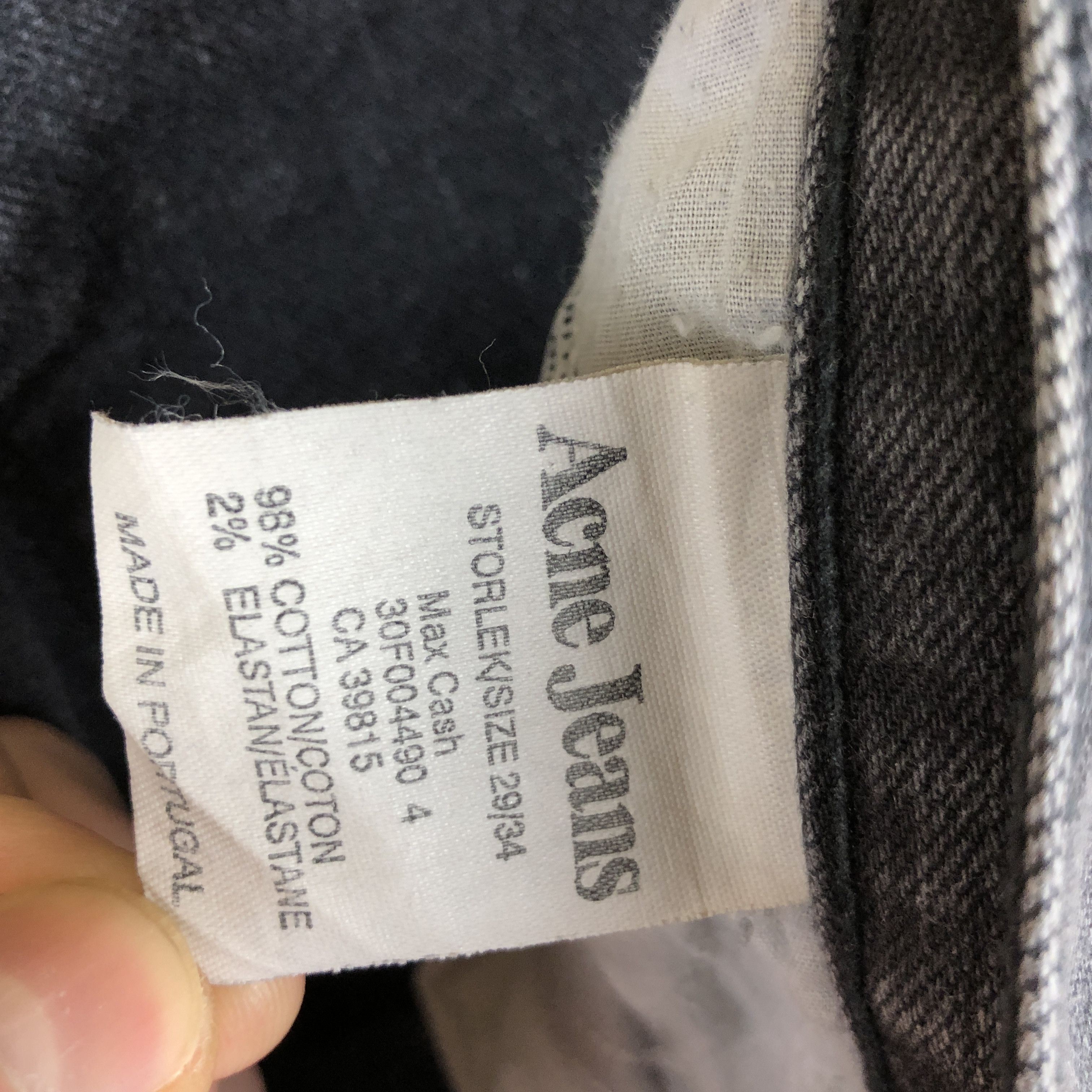 Acne Studios Acne Jeans Max Cash 29/34 Size US 29 - 7 Thumbnail