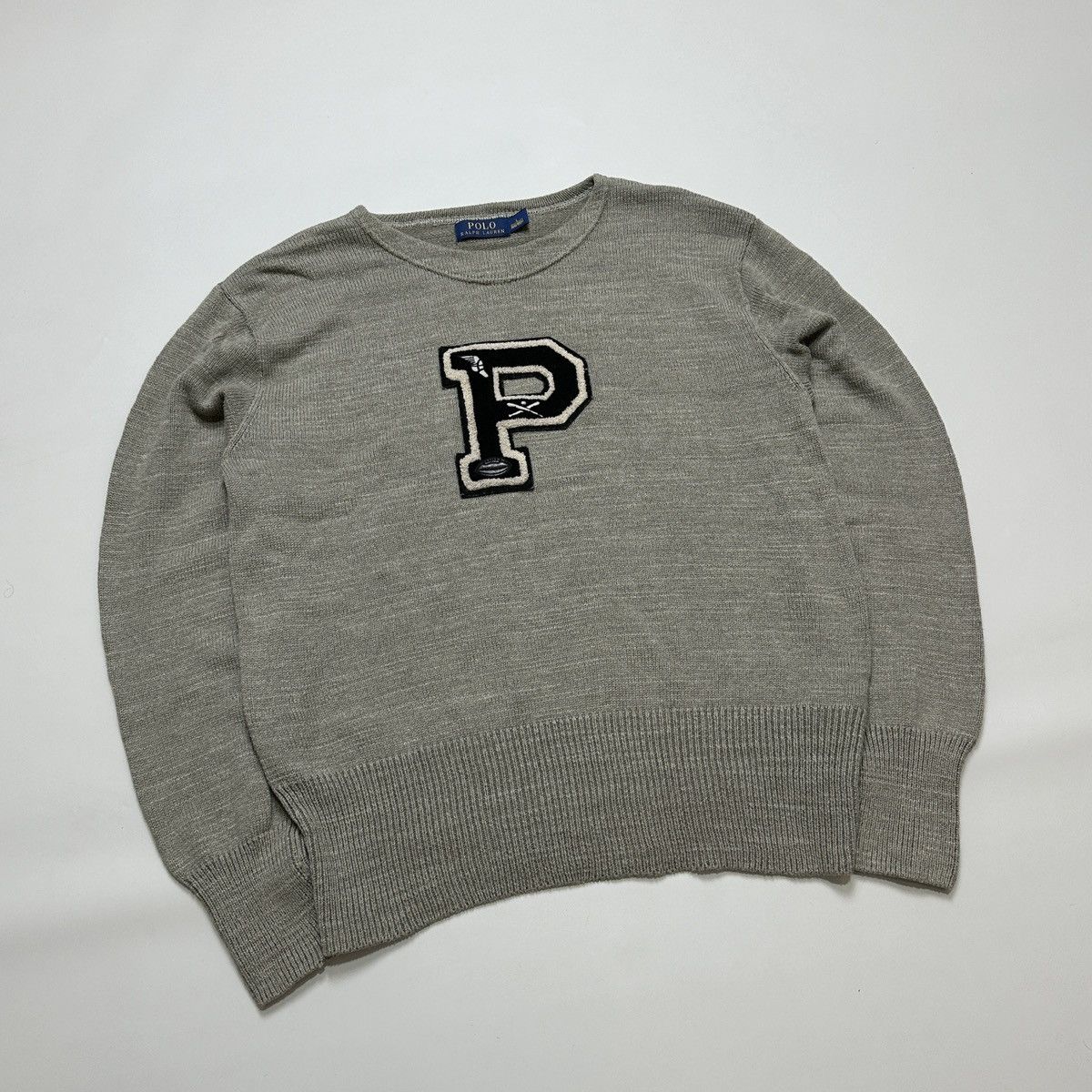 Polo Ralph Lauren Polo Ralph Lauren RRL STYLE knitted sweater big logo Size US L / EU 52-54 / 3 - 2 Thumbnail