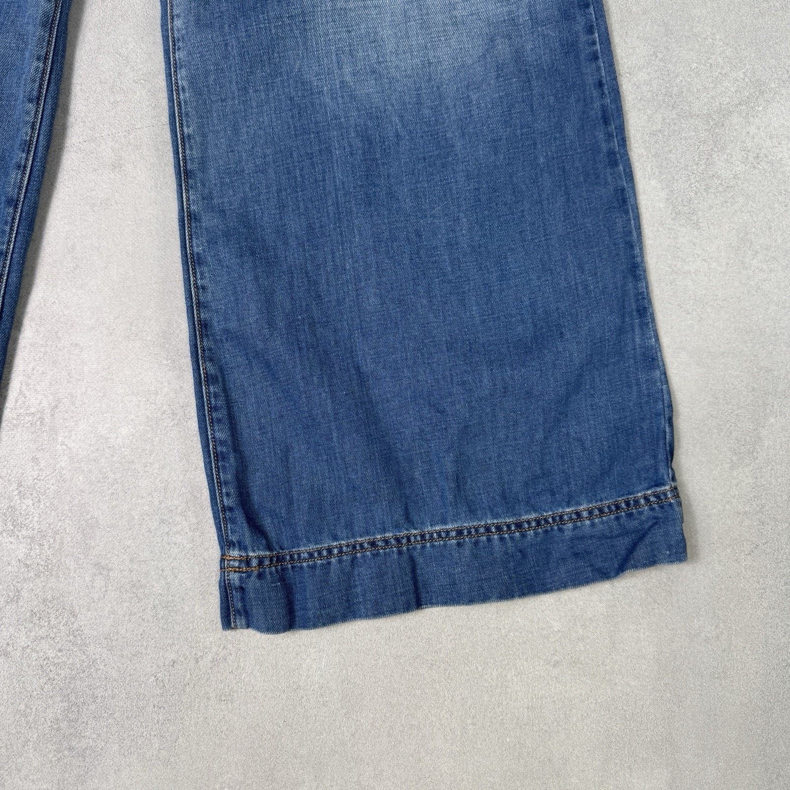 Weekend Max Mara Weekend Max Mara Flared Jeans mit 5-Pocket Size US 10 Blue Size 32" / US 10 / IT 46 - 7 Thumbnail