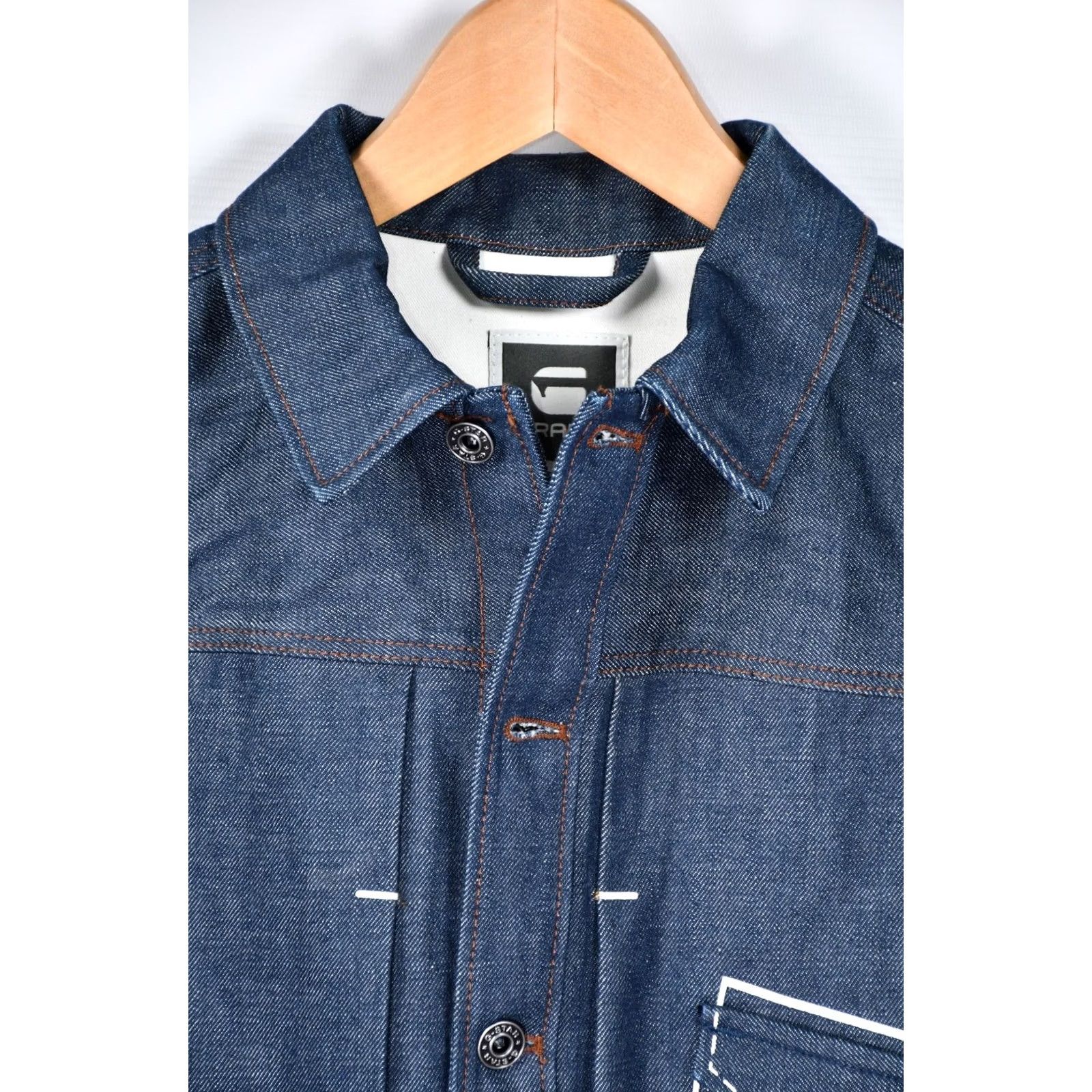 G-Star G-Star Raw Jacket US Lumber Chain 3D Slim Jacket XS Red Denim Coat Mens Size US XS / EU 42 / 0 - 6 Thumbnail