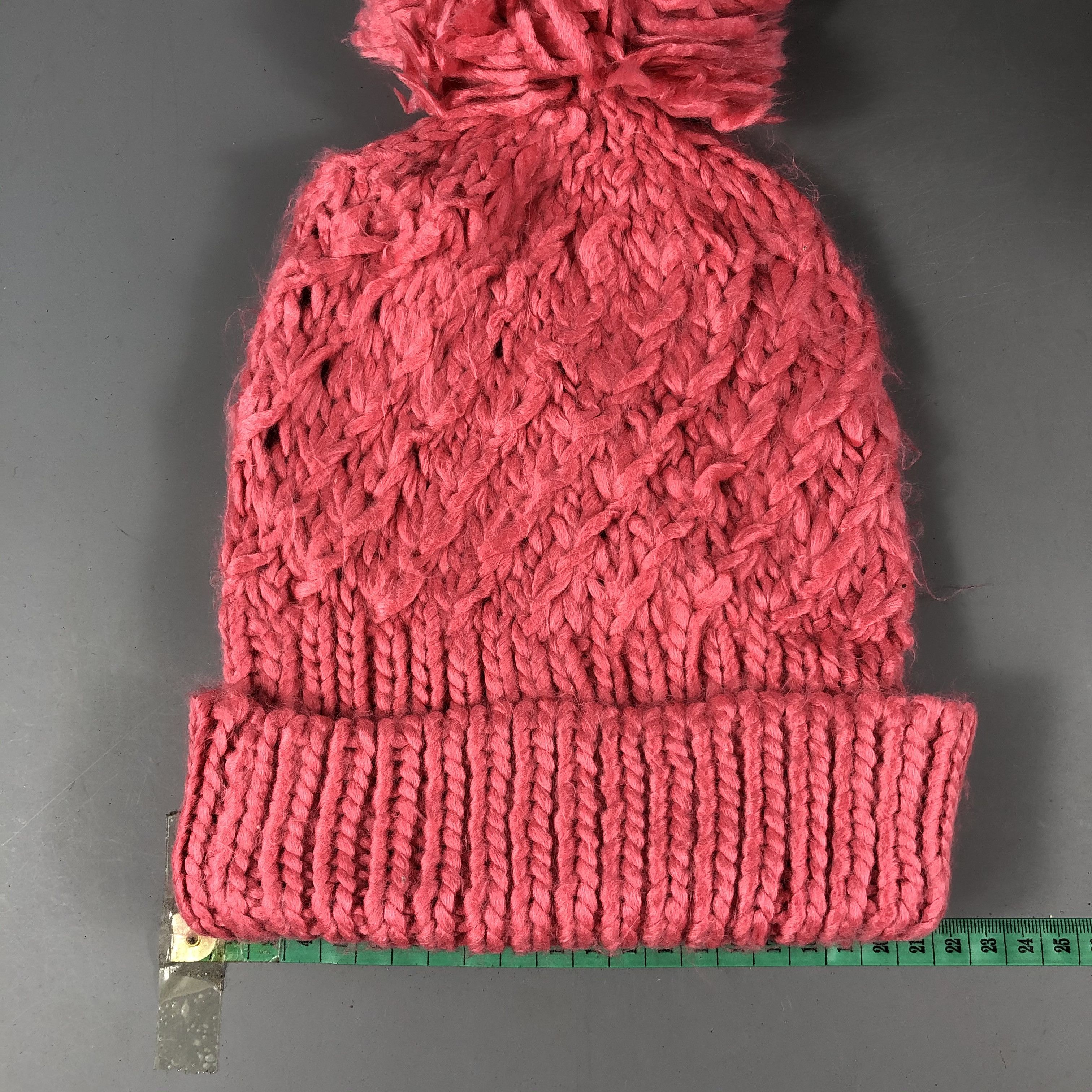 Japanese Brand Knit Crochet Beanie Hat Size ONE SIZE - 3 Thumbnail