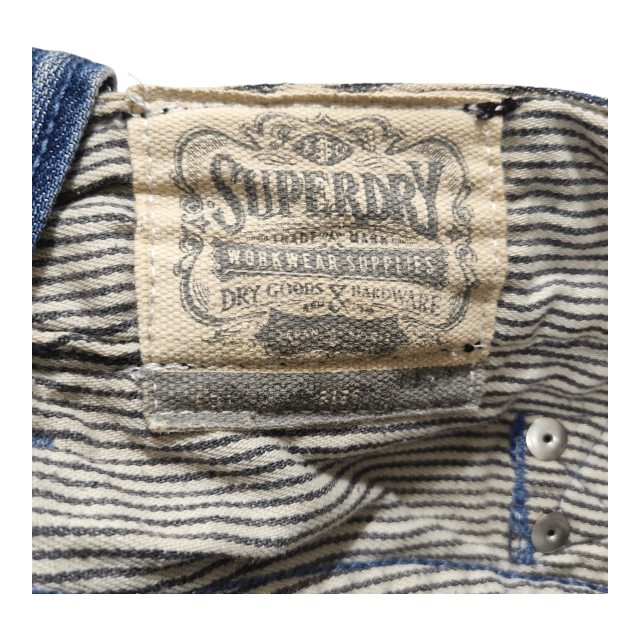 Japanese Brand × Superdry SUPERDRY Brewster Faded Denim Pants Size US 32 / EU 48 - 10 Thumbnail