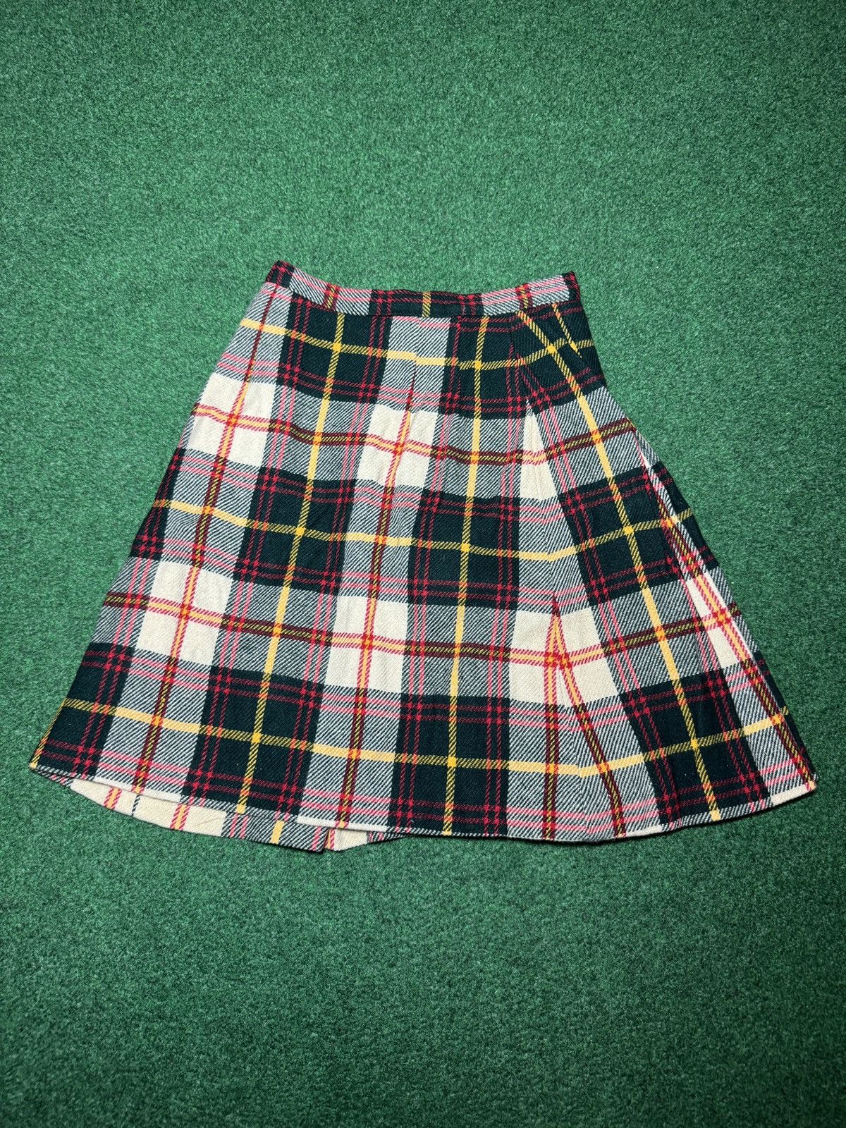 Vintage Bobby Brooks Tartan Plaid Pleated Skirt Kilt Vintage 70s 10 Size 32" / US 10 / IT 46 - 3 Thumbnail