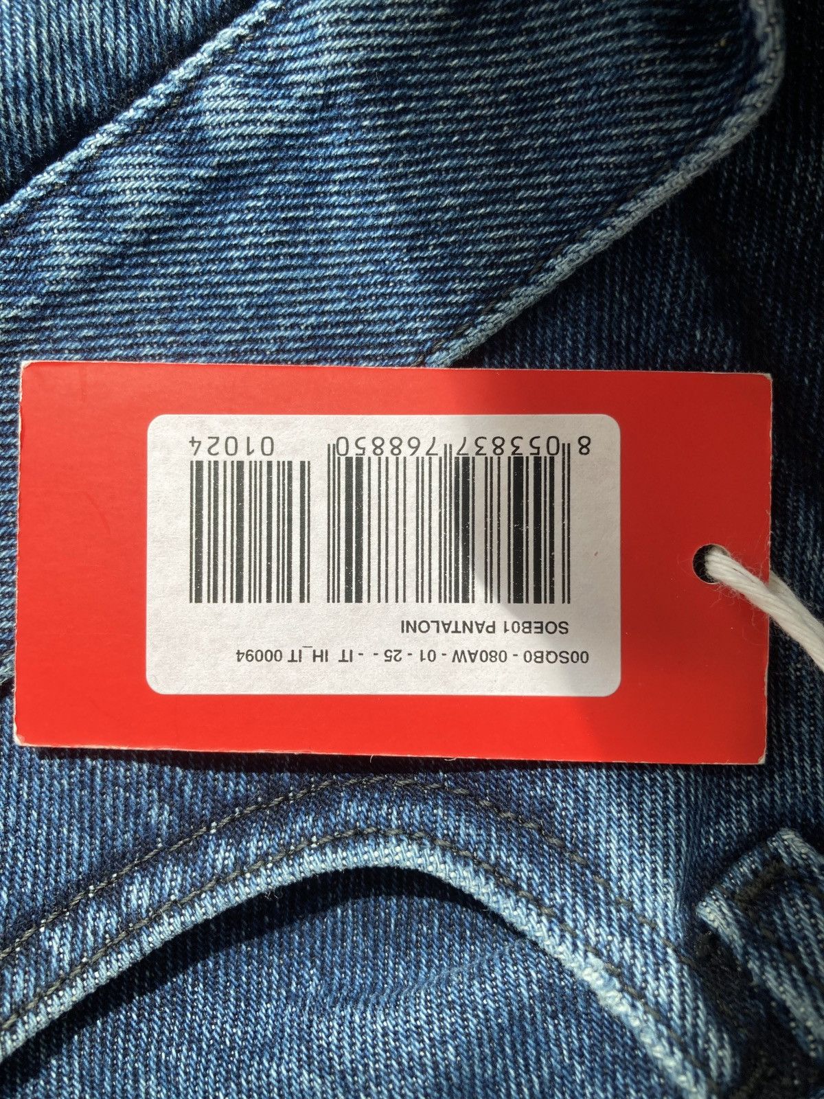 Anonymous Club Diesel red tag blue Shayne Oliver Editon embedded belt jeans Size US 26 / EU 42 - 11 Thumbnail