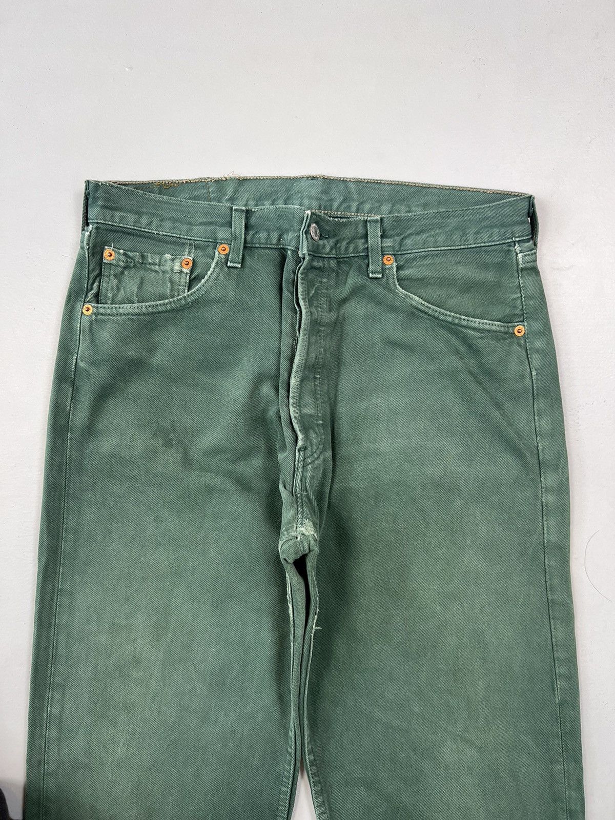 Levi's Vintage faded Levi’s papertag 501 denim Size US 32 / EU 48 - 4 Thumbnail