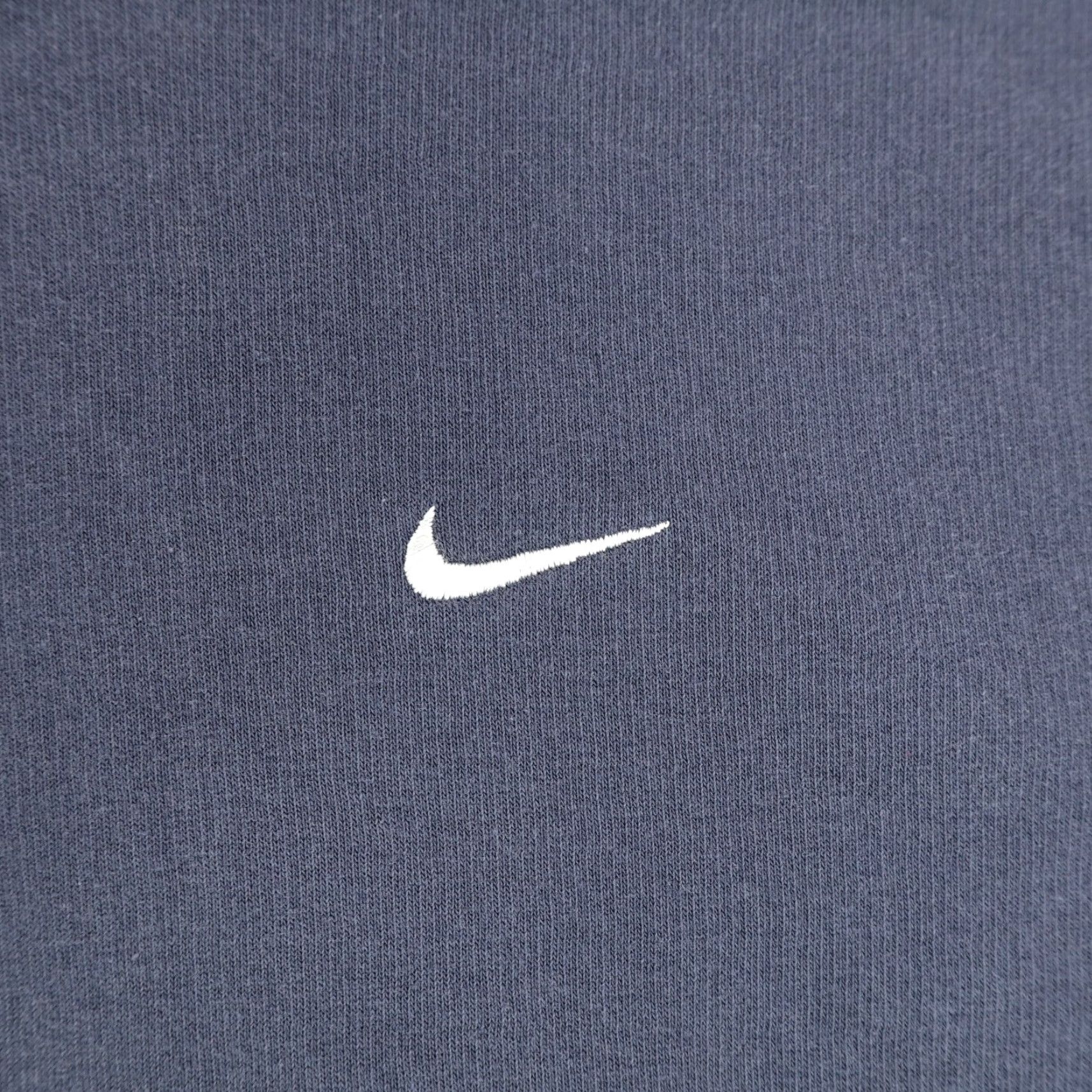 Nike VINTAGE Nike Hoodie Mens Large Blue White Swoosh Pullover Sweatshirt Sweater Y2K Size US L / EU 52-54 / 3 - 3 Thumbnail