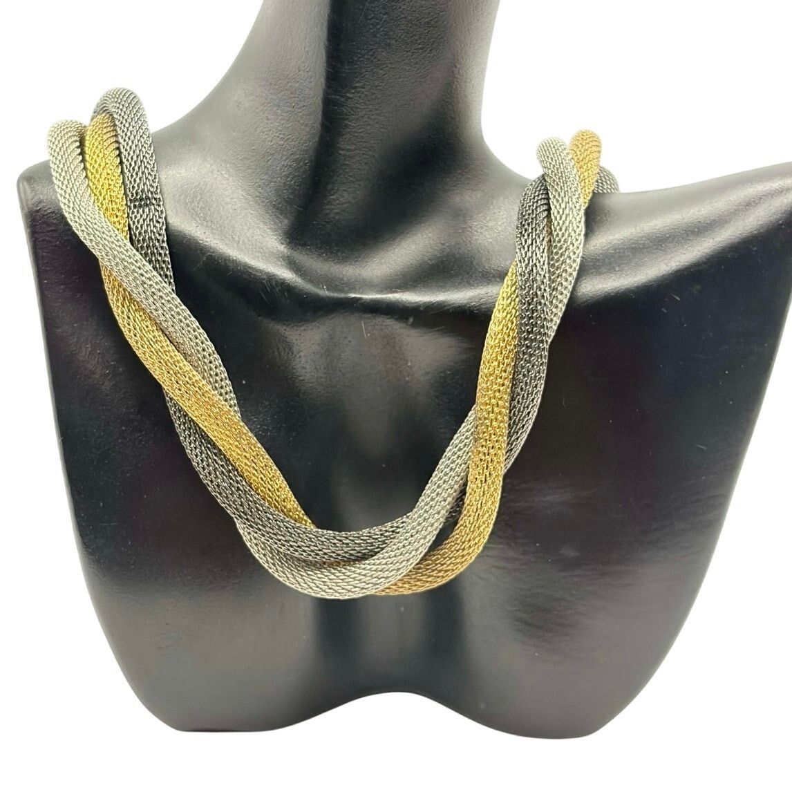 Other 90s Gold & Silver Twist Necklace Size ONE SIZE - 2 Thumbnail
