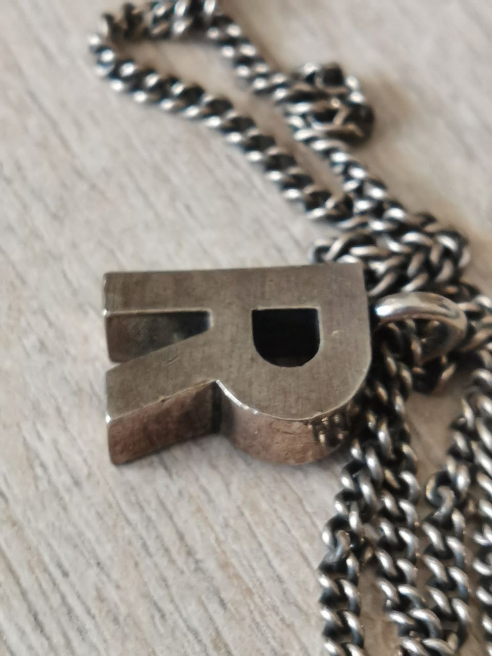 Raf Simons Raf Simons Redux R Silver Necklace Size ONE SIZE - 5 Thumbnail